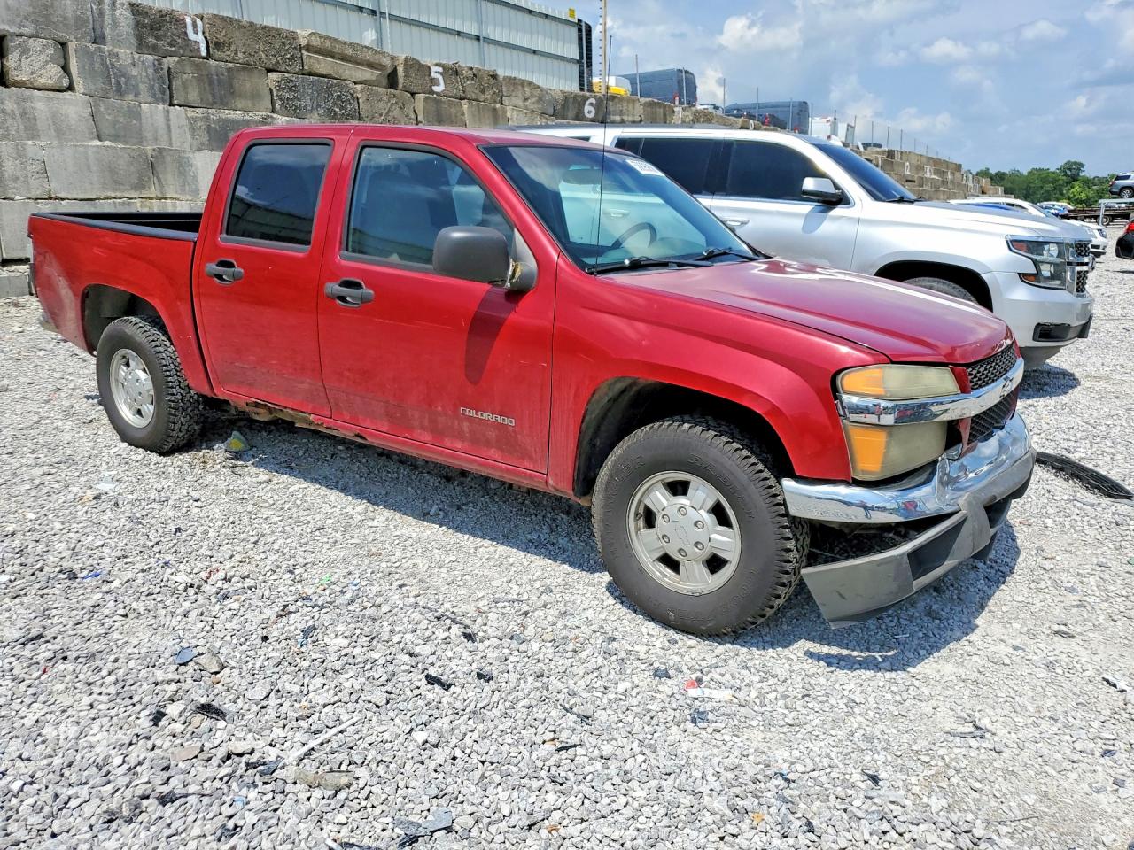 2005 Chevrolet Colorado Red vin: 1GCCS136358127945