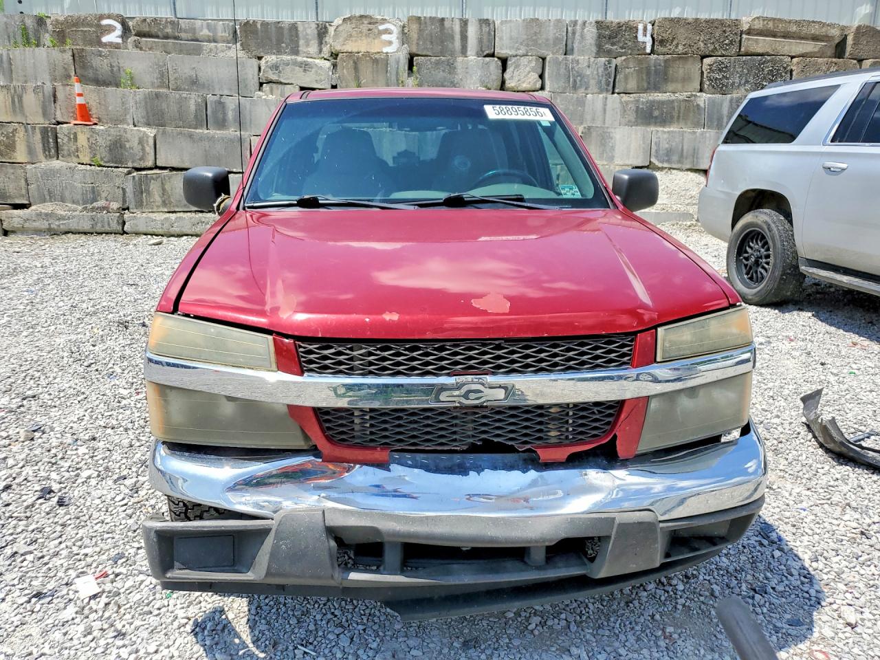 2005 Chevrolet Colorado Red vin: 1GCCS136358127945