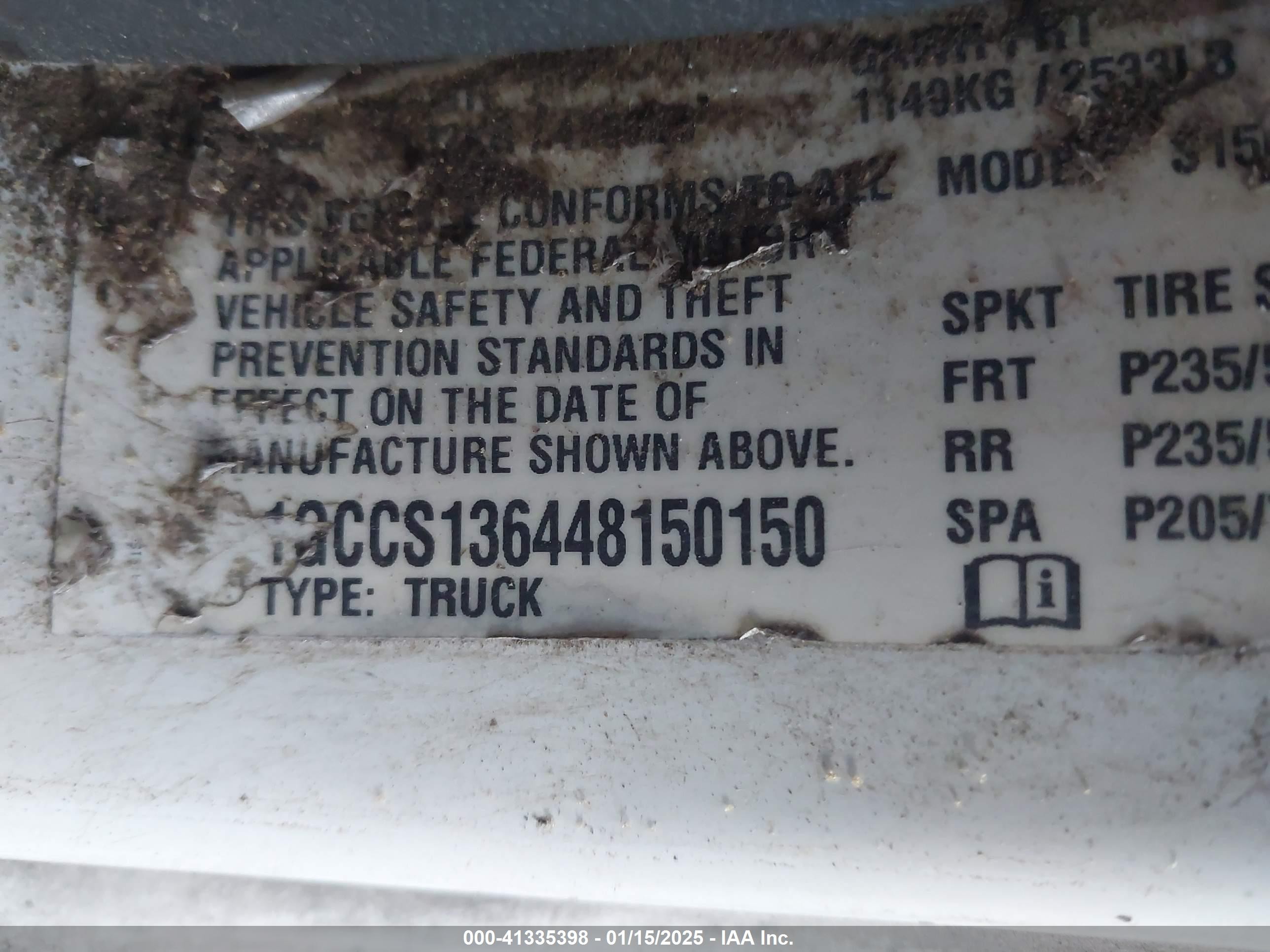 2004 Chevrolet Colorado Ls White vin: 1GCCS136448150150