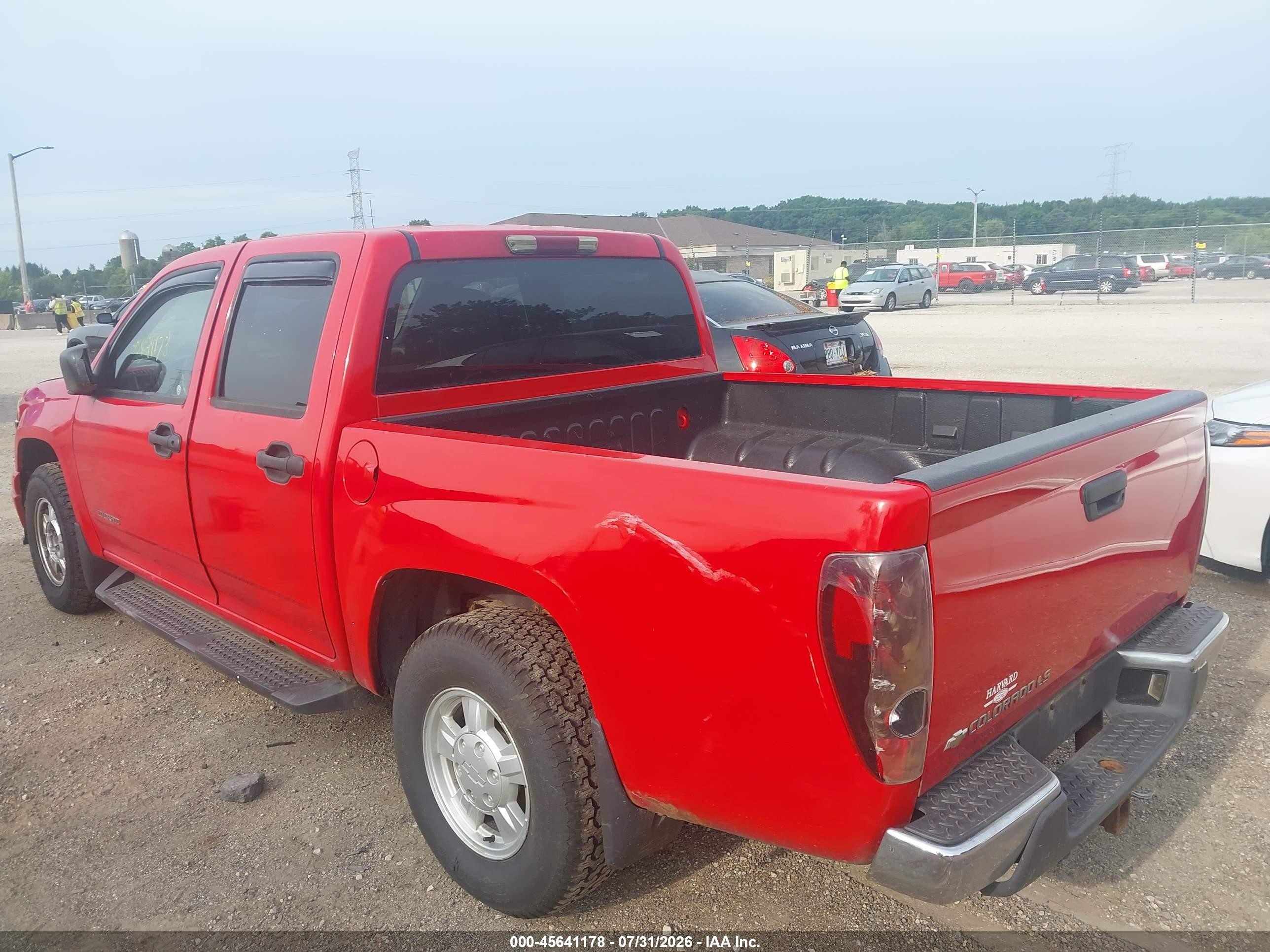 2005 Chevrolet Colorado Ls Красный vin: 1GCCS136458119241