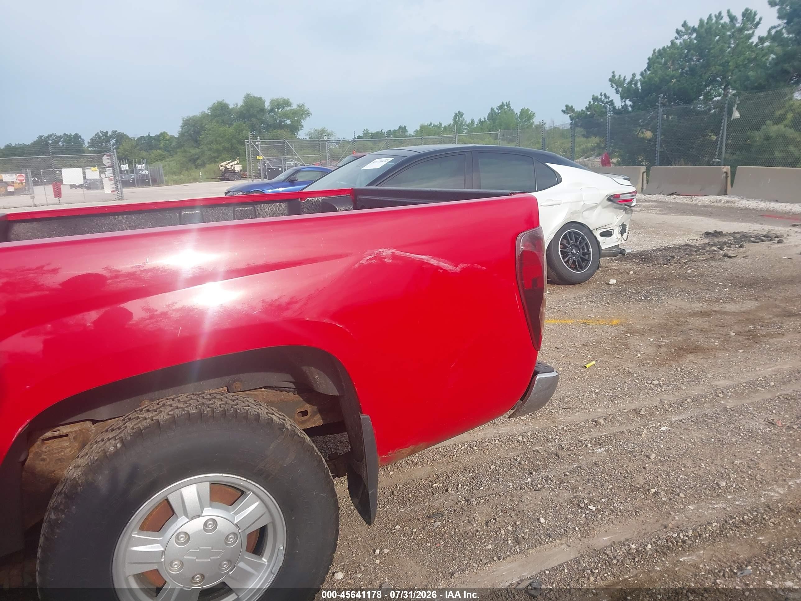2005 Chevrolet Colorado Ls Красный vin: 1GCCS136458119241