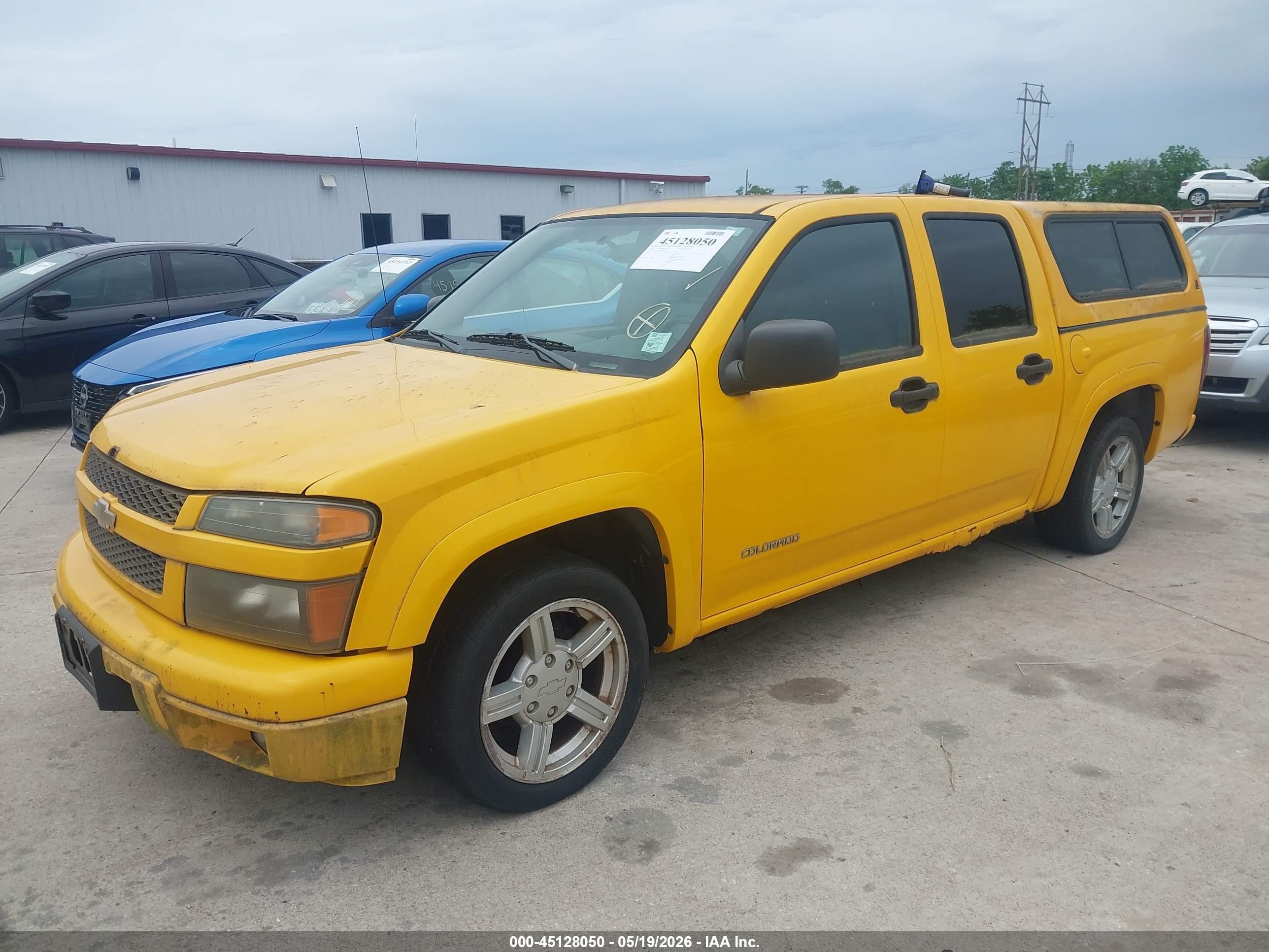 2005 Chevrolet Colorado Ls Yellow vin: 1GCCS136458241128