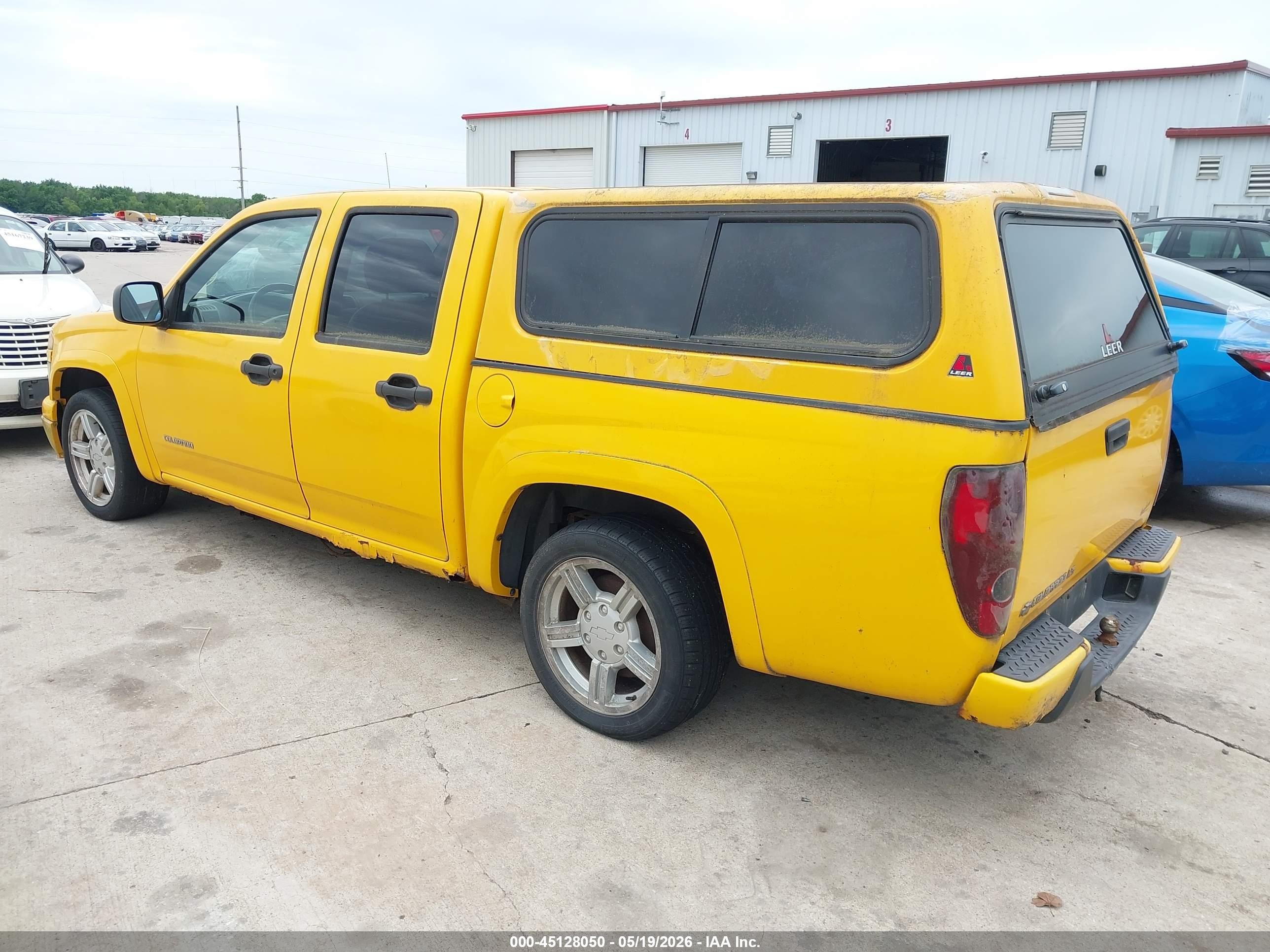 2005 Chevrolet Colorado Ls Yellow vin: 1GCCS136458241128