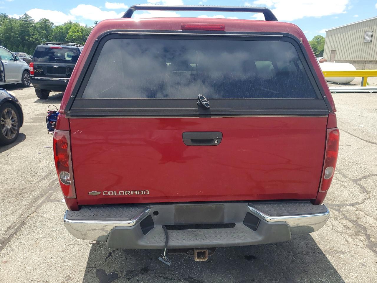 2006 Chevrolet Colorado Red vin: 1GCCS136468231295