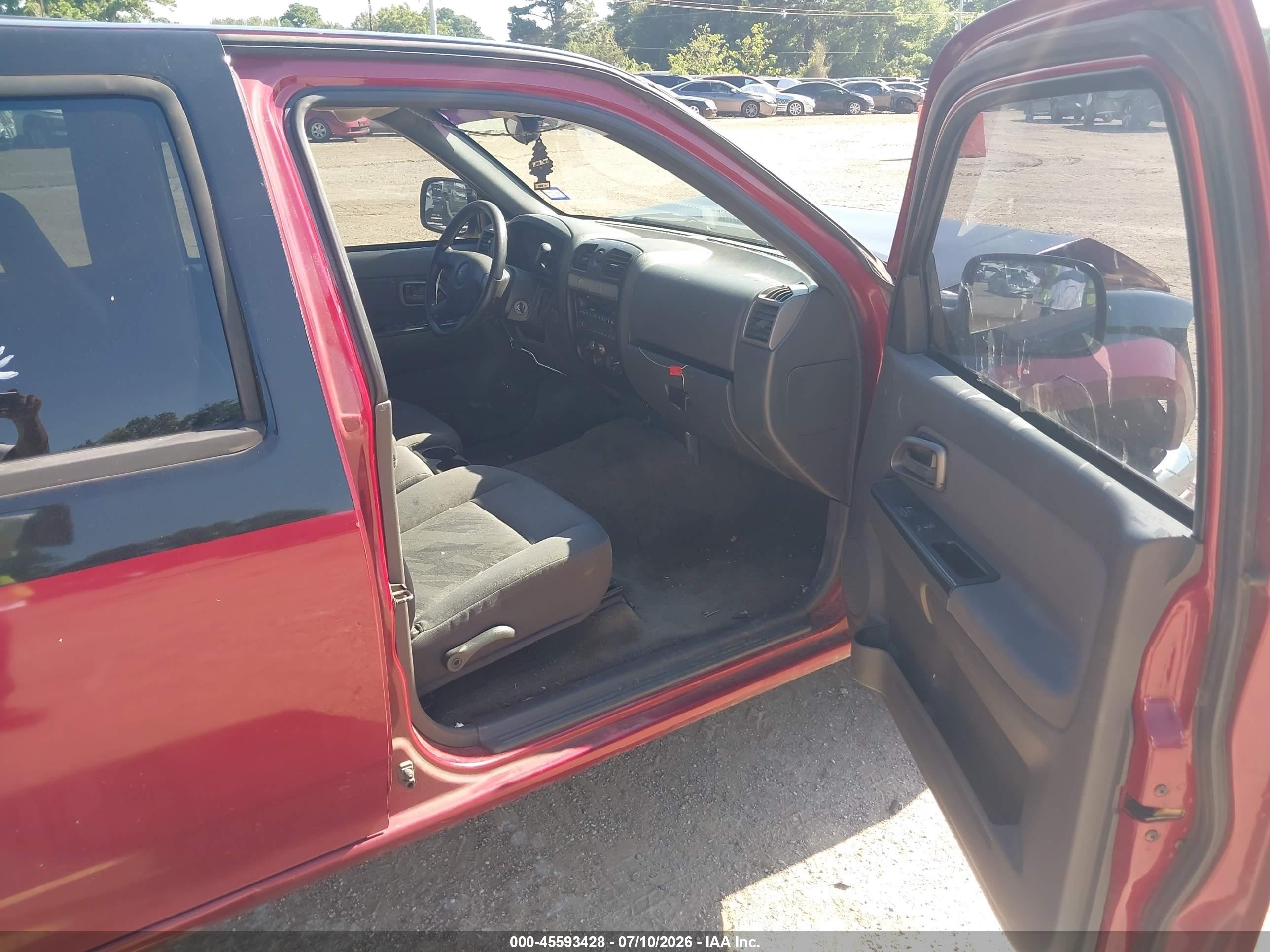 2005 Chevrolet Colorado Ls Burgundy vin: 1GCCS136558113240