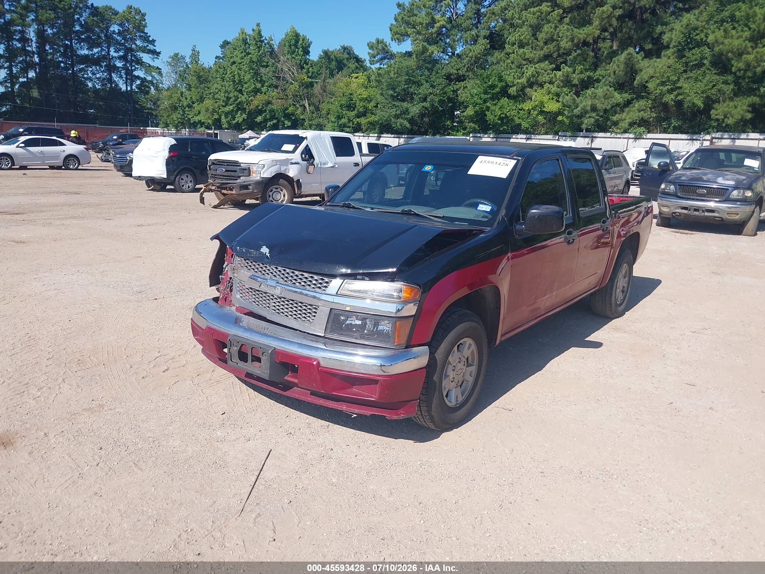 2005 Chevrolet Colorado Ls Burgundy vin: 1GCCS136558113240