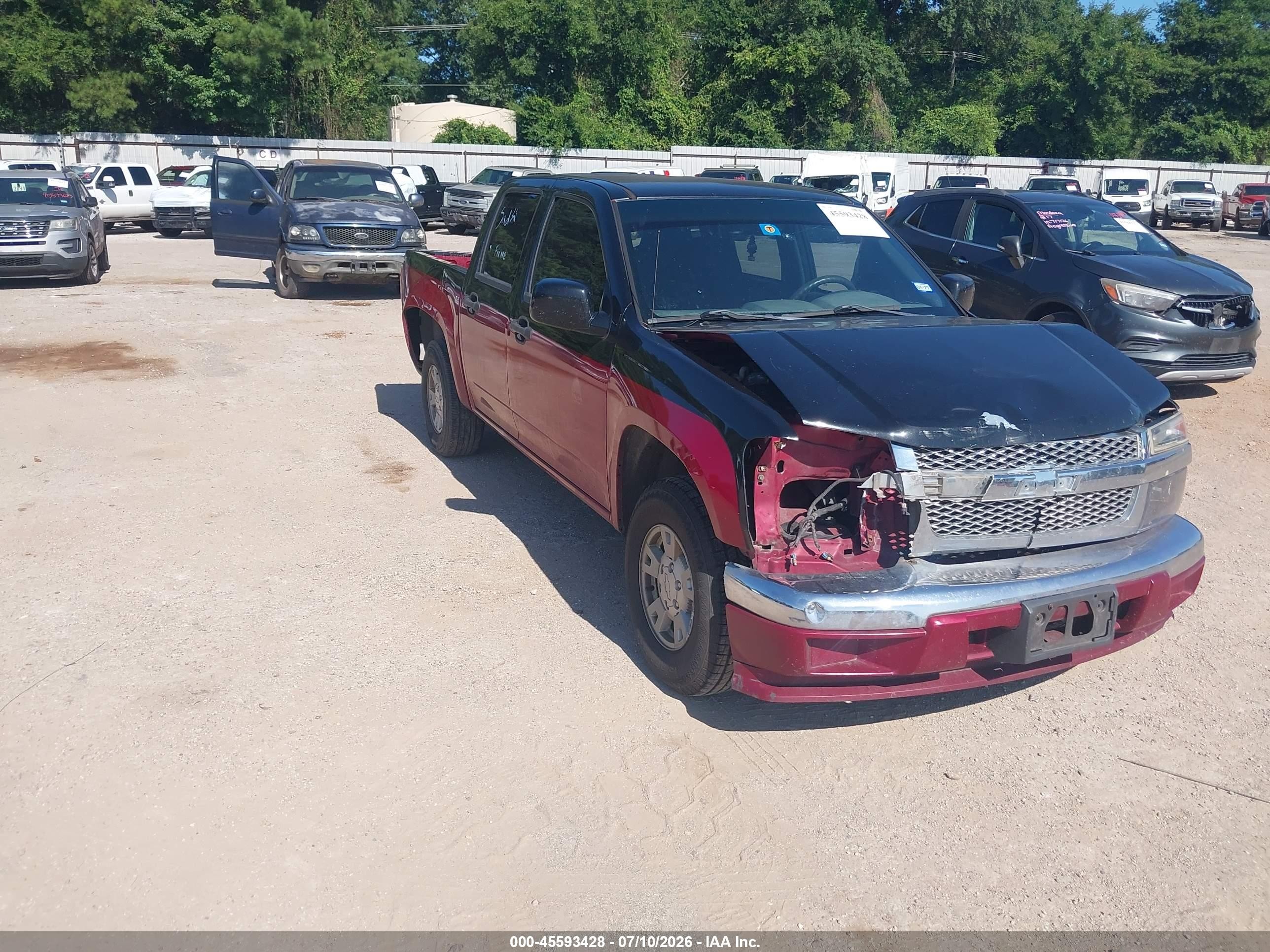 2005 Chevrolet Colorado Ls Burgundy vin: 1GCCS136558113240