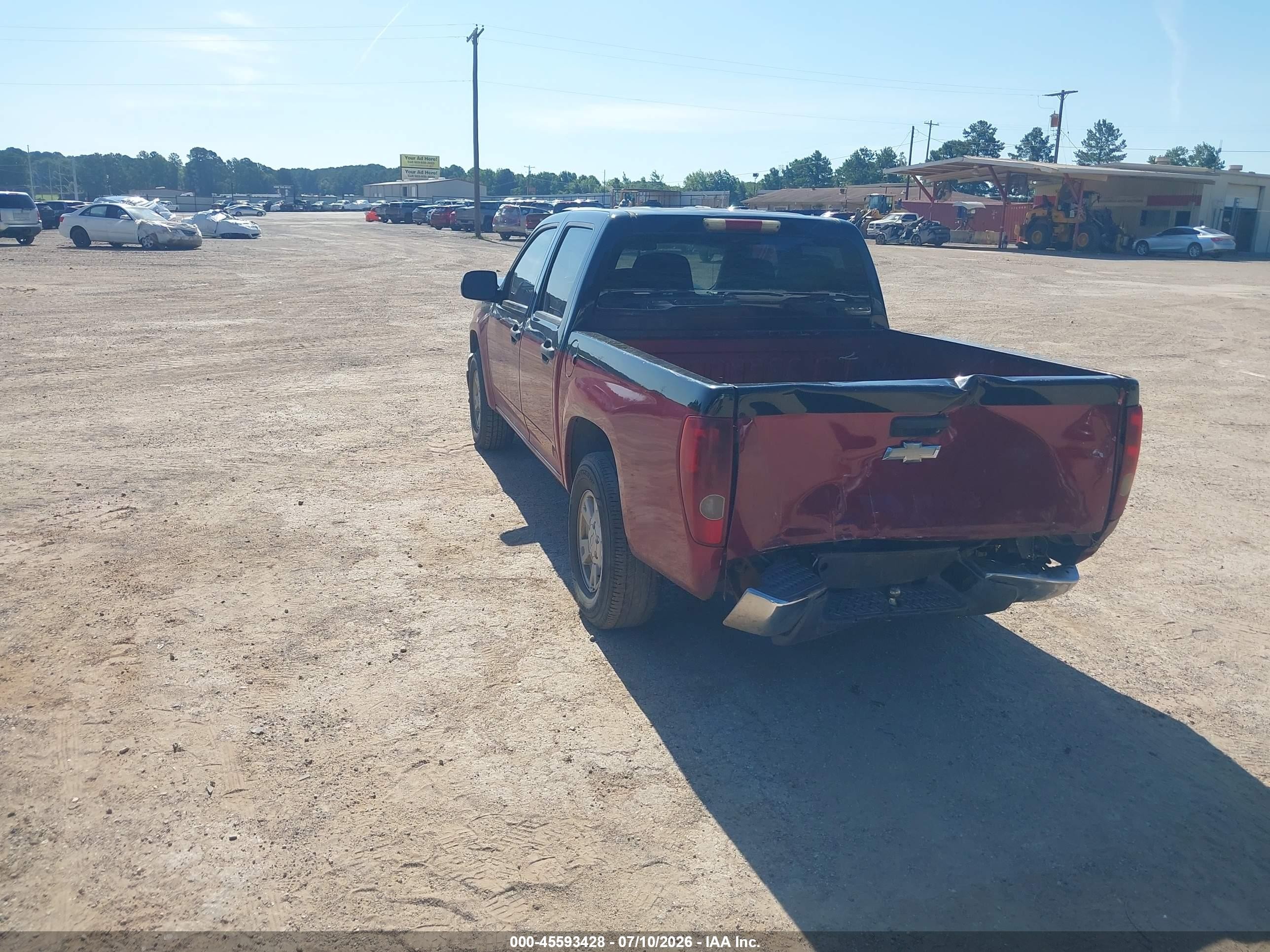 2005 Chevrolet Colorado Ls Burgundy vin: 1GCCS136558113240
