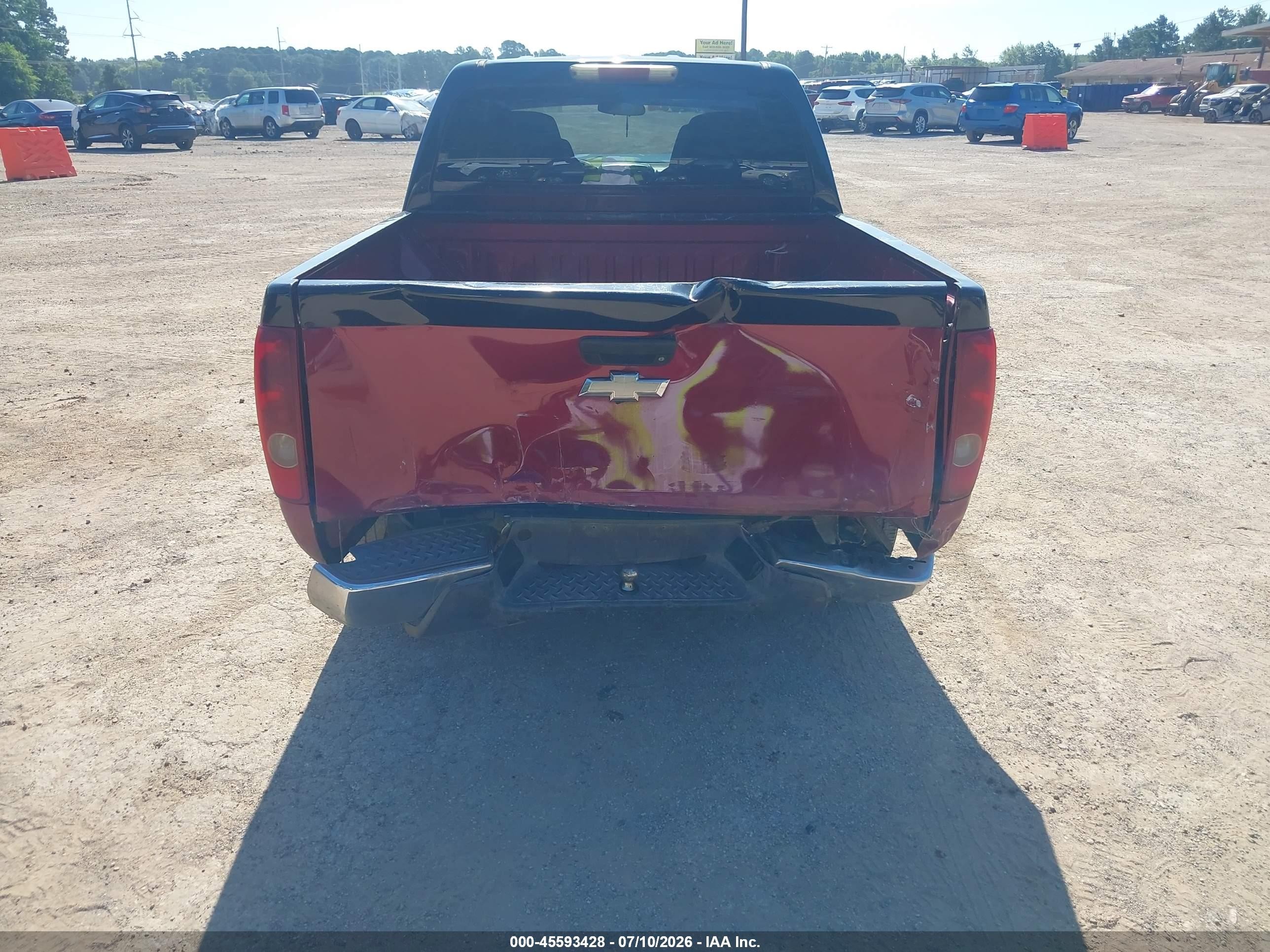2005 Chevrolet Colorado Ls Burgundy vin: 1GCCS136558113240