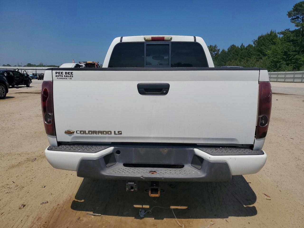 2005 Chevrolet Colorado White vin: 1GCCS136558156864