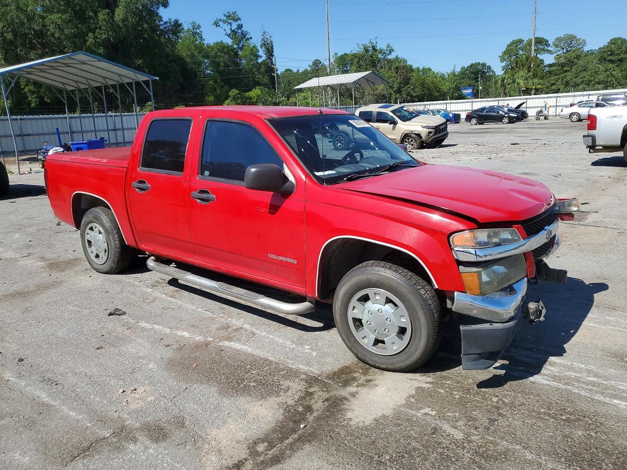 2005 Chevrolet Colorado Red vin: 1GCCS136558250825