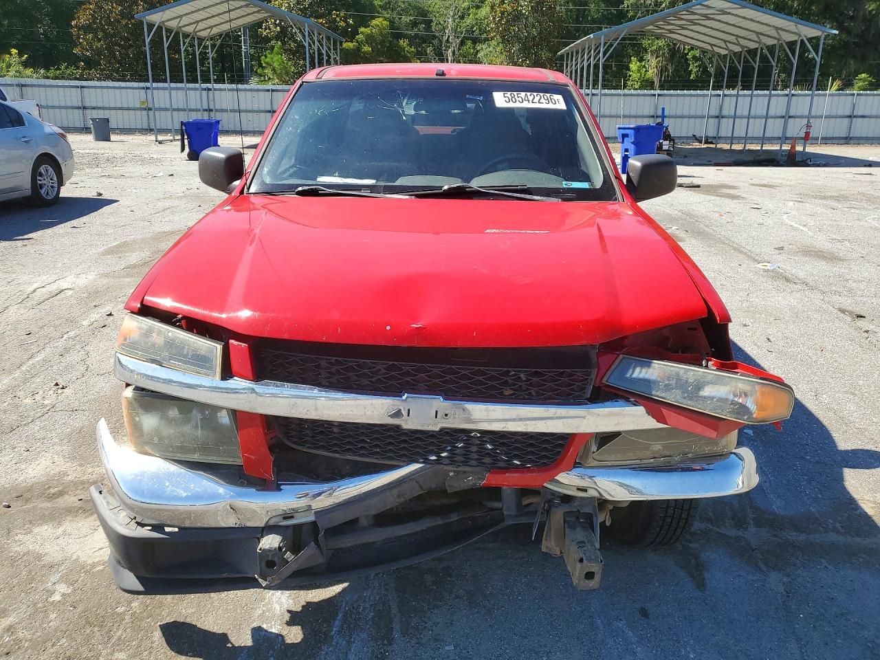 2005 Chevrolet Colorado Red vin: 1GCCS136558250825