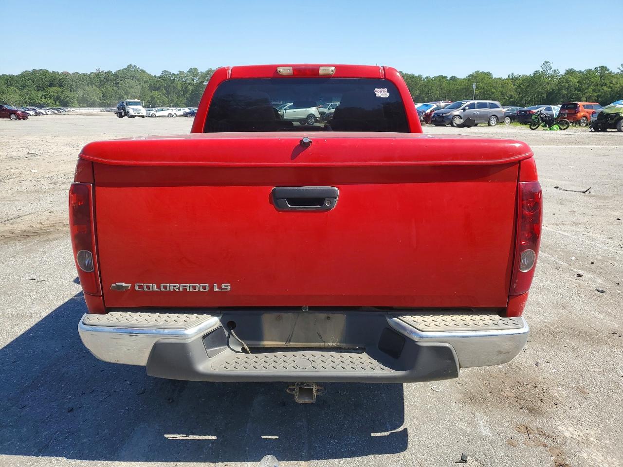 2005 Chevrolet Colorado Red vin: 1GCCS136558250825