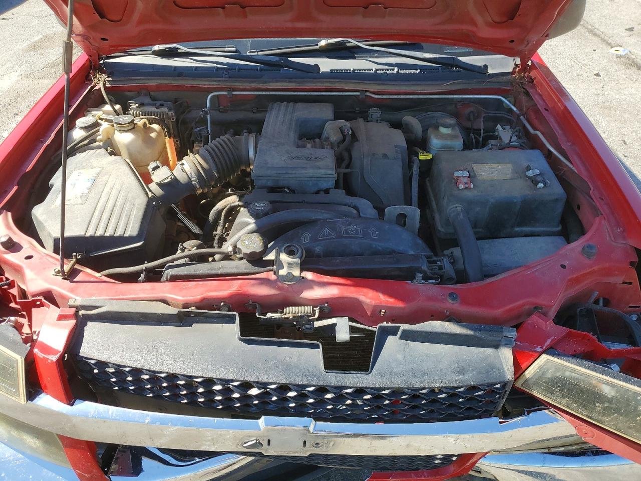 2005 Chevrolet Colorado Red vin: 1GCCS136558250825