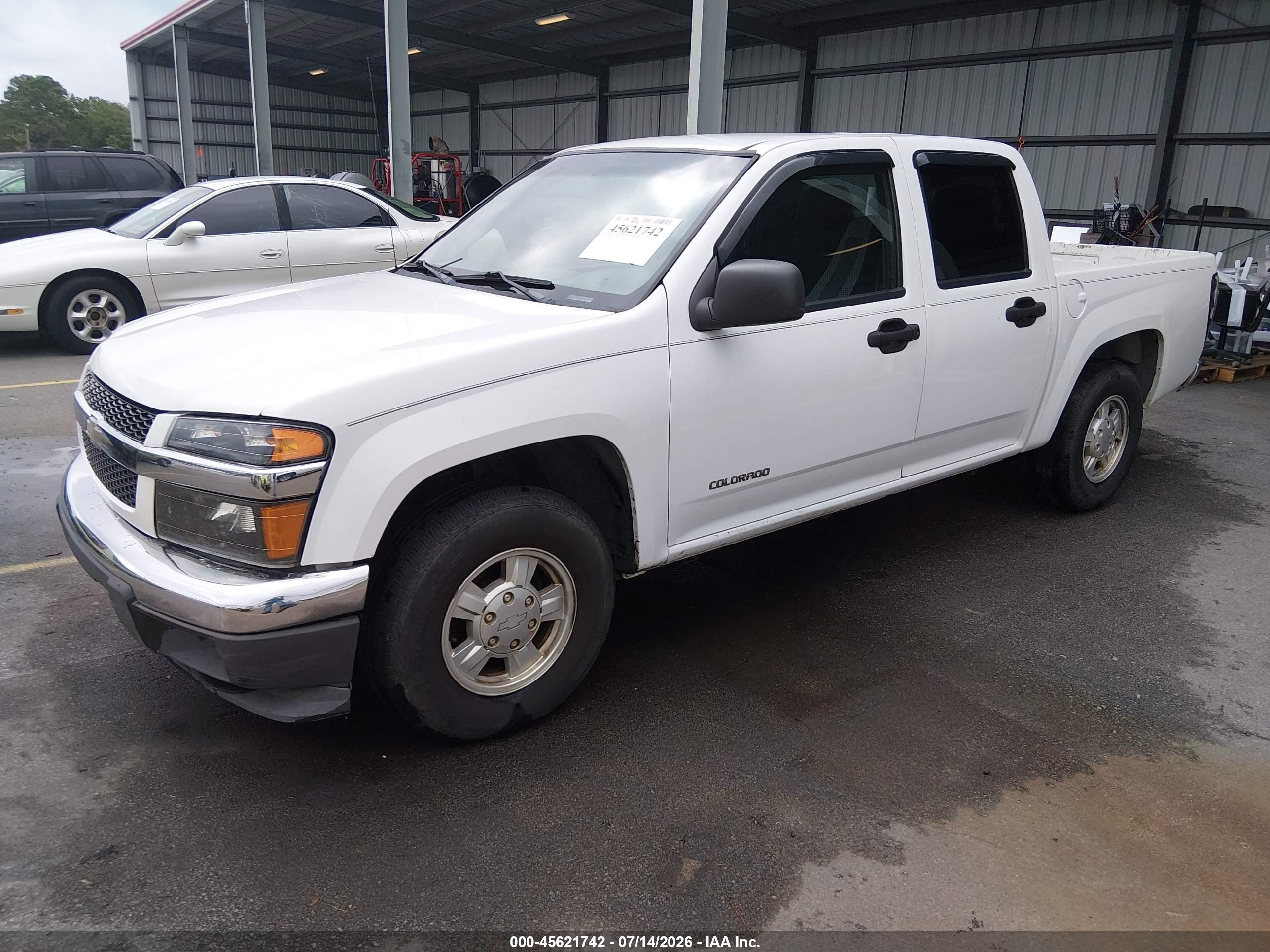 2004 Chevrolet Colorado Ls White vin: 1GCCS136648219842