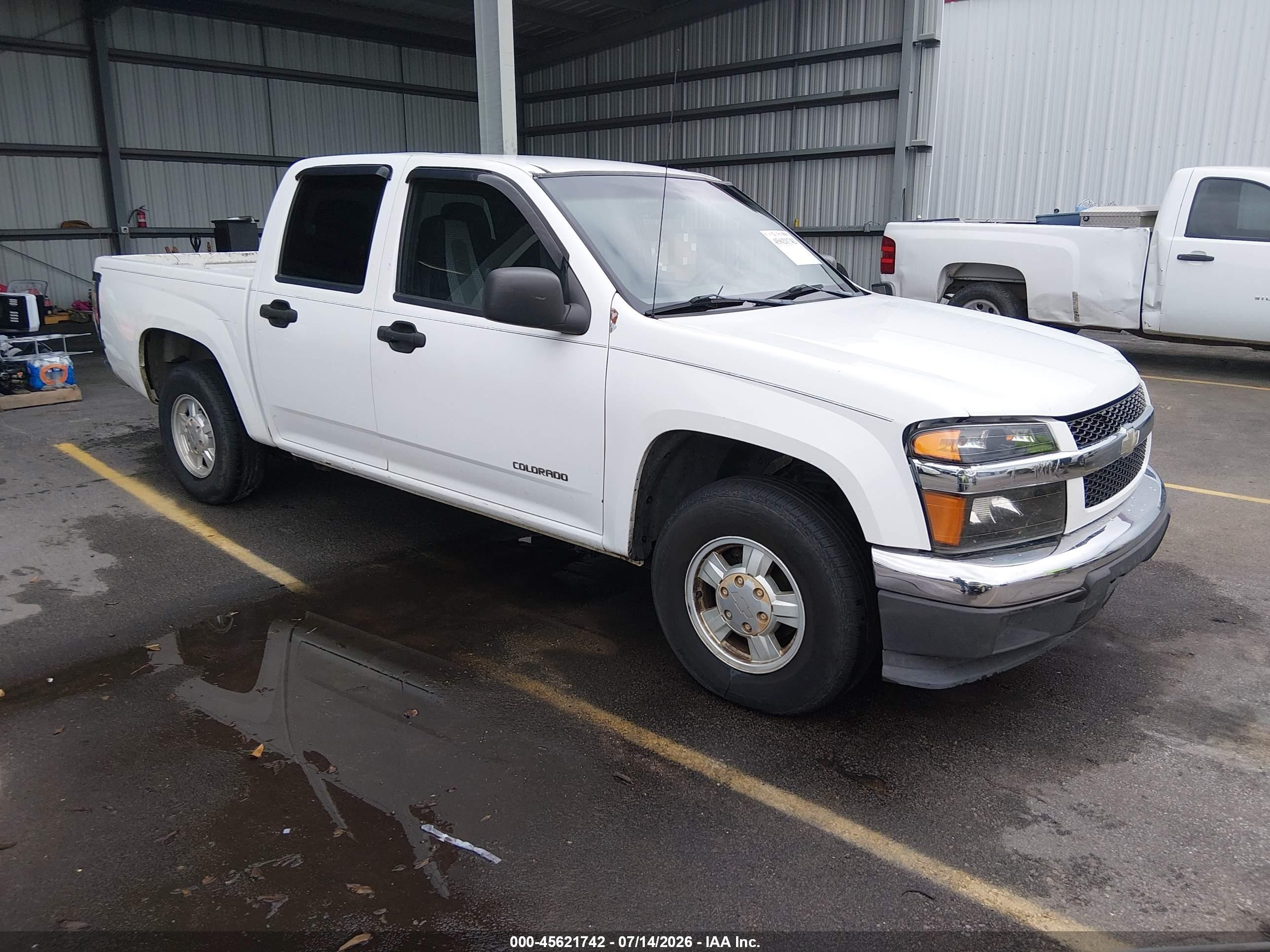 2004 Chevrolet Colorado Ls White vin: 1GCCS136648219842