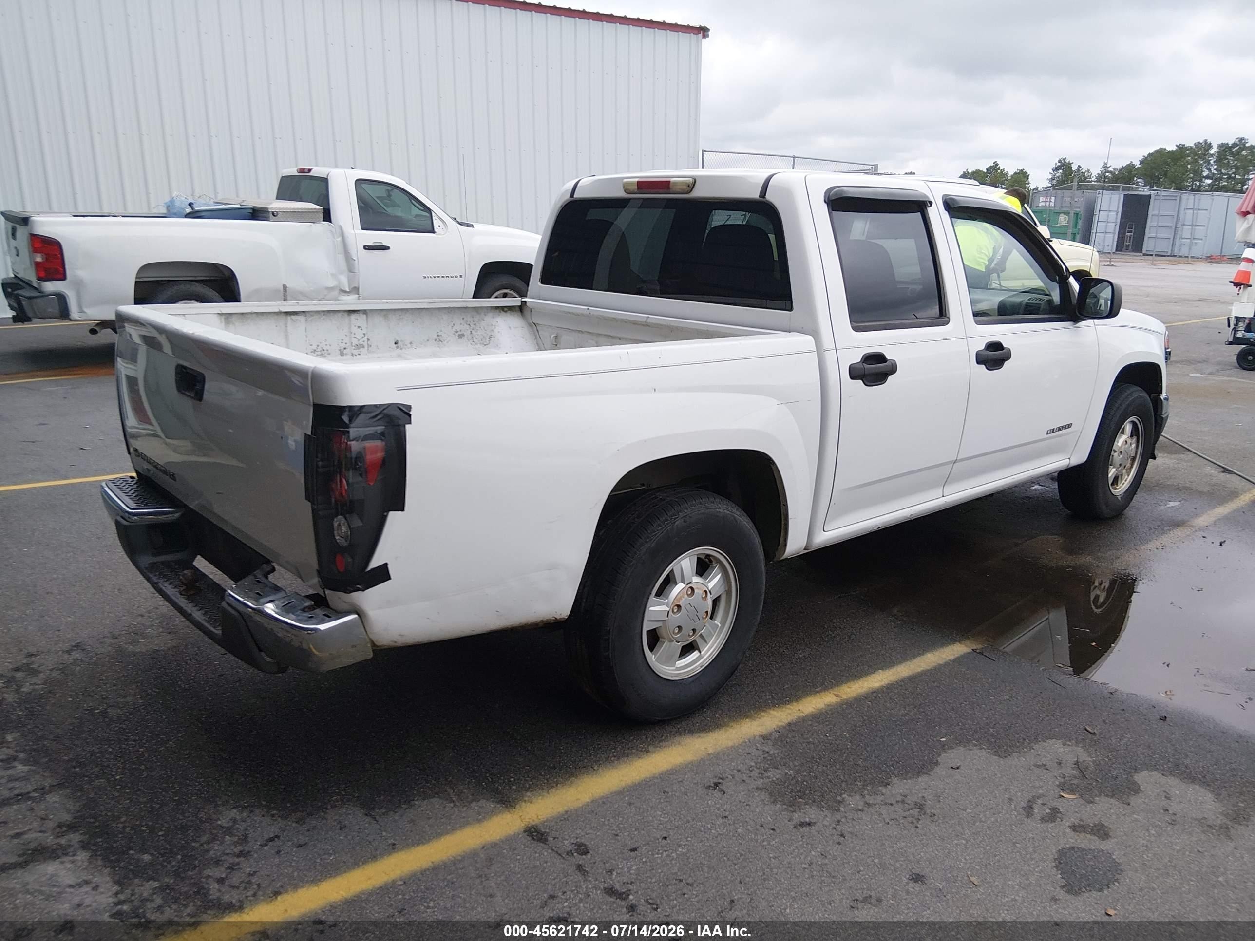 2004 Chevrolet Colorado Ls White vin: 1GCCS136648219842