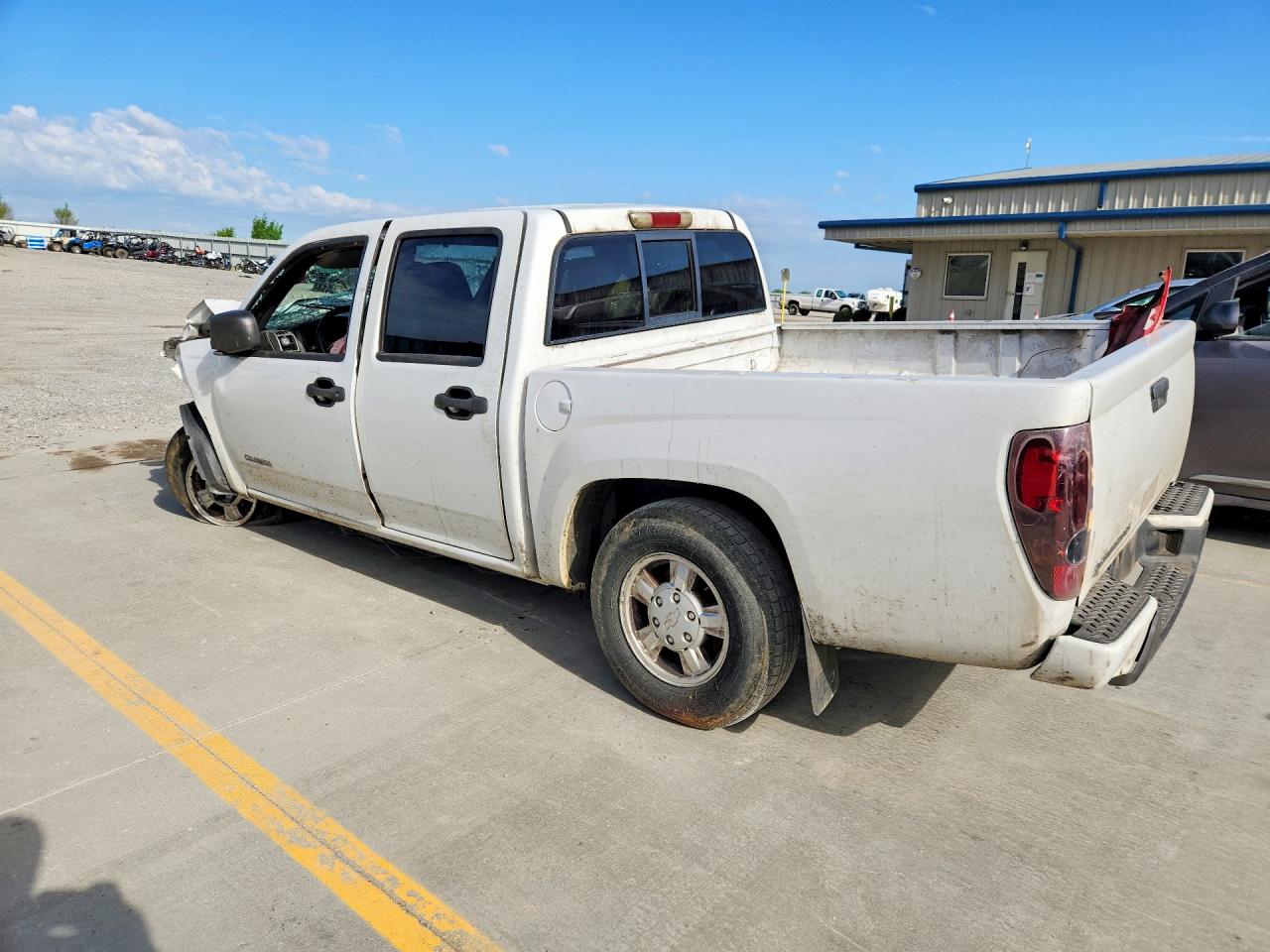 2005 Chevrolet Colorado White vin: 1GCCS136858133630