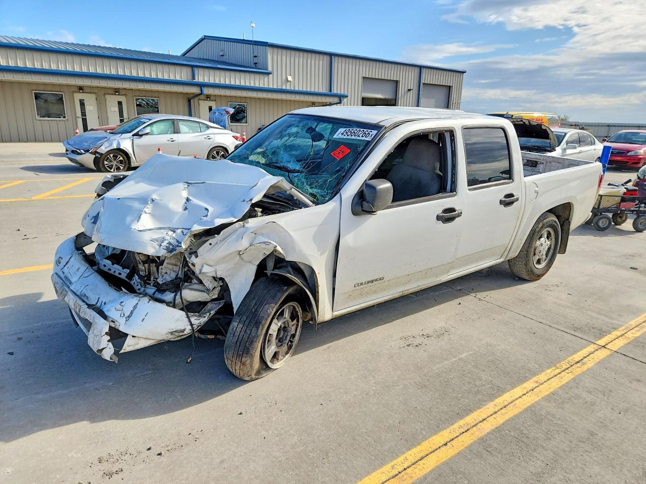 2005 Chevrolet Colorado White vin: 1GCCS136858133630