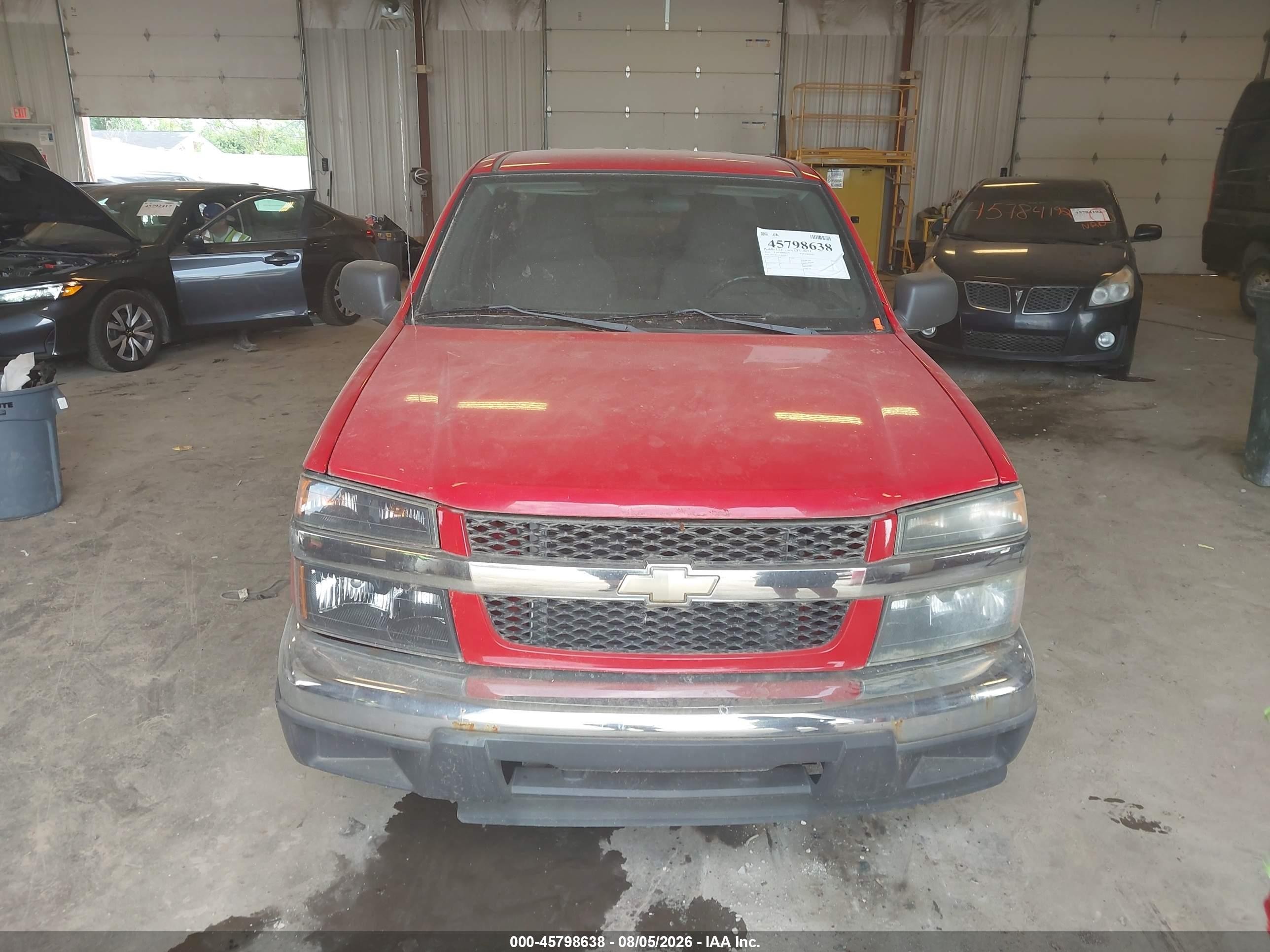 2006 Chevrolet Colorado Lt Красный vin: 1GCCS136968245547