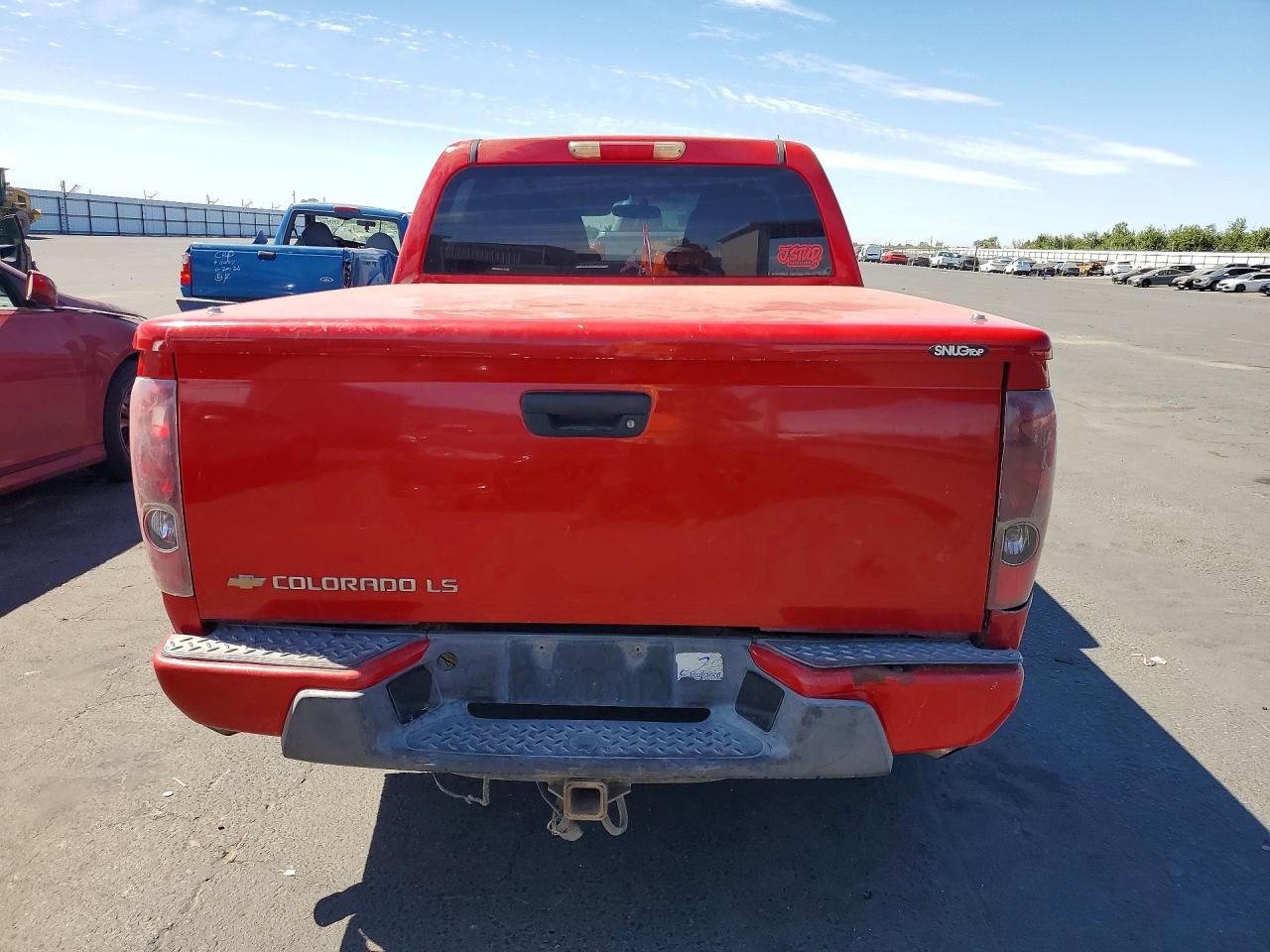 2005 Chevrolet Colorado Красный vin: 1GCCS136X58160957