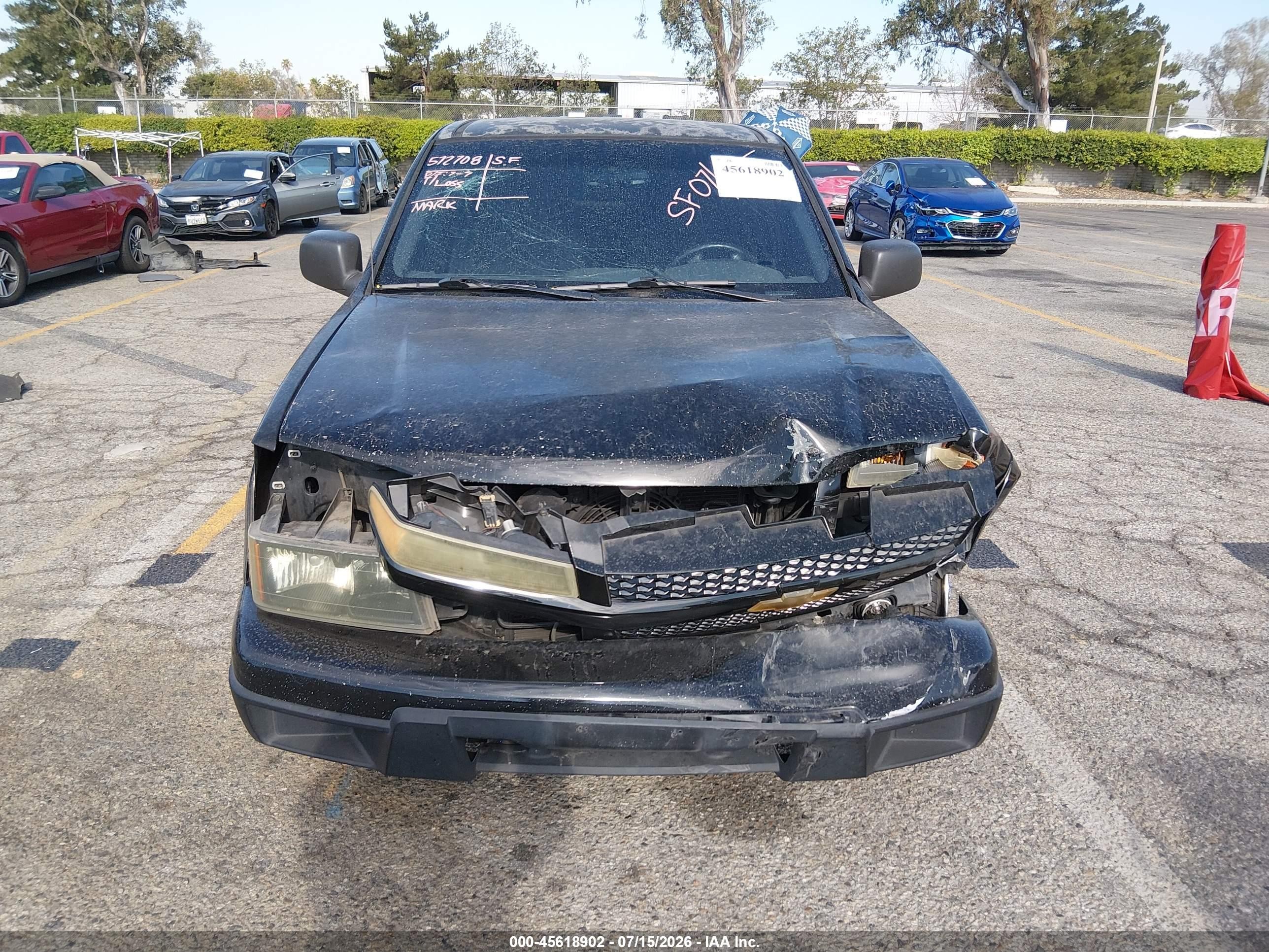 2006 Chevrolet Colorado Lt Black vin: 1GCCS136X68175797