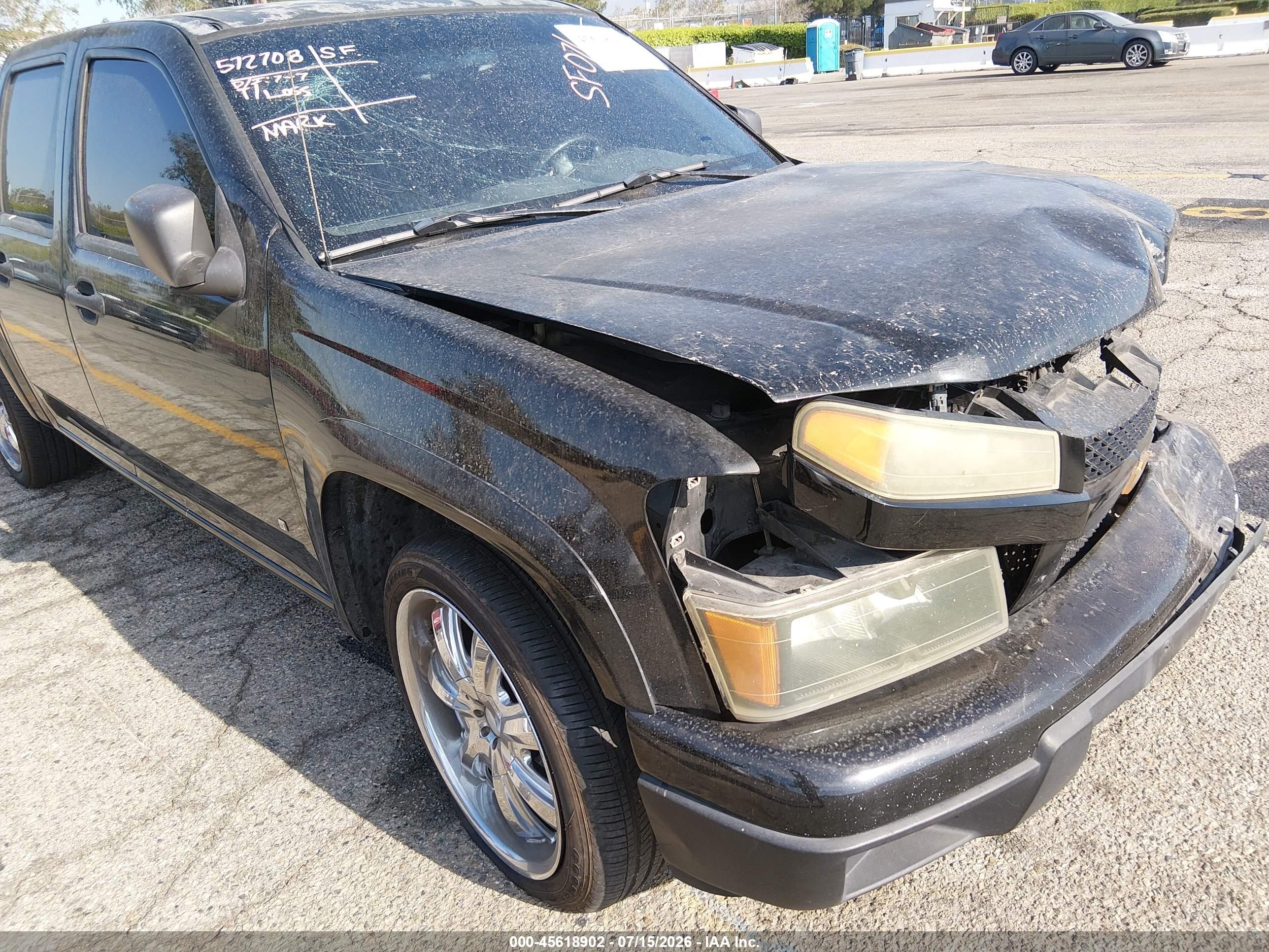2006 Chevrolet Colorado Lt Black vin: 1GCCS136X68175797