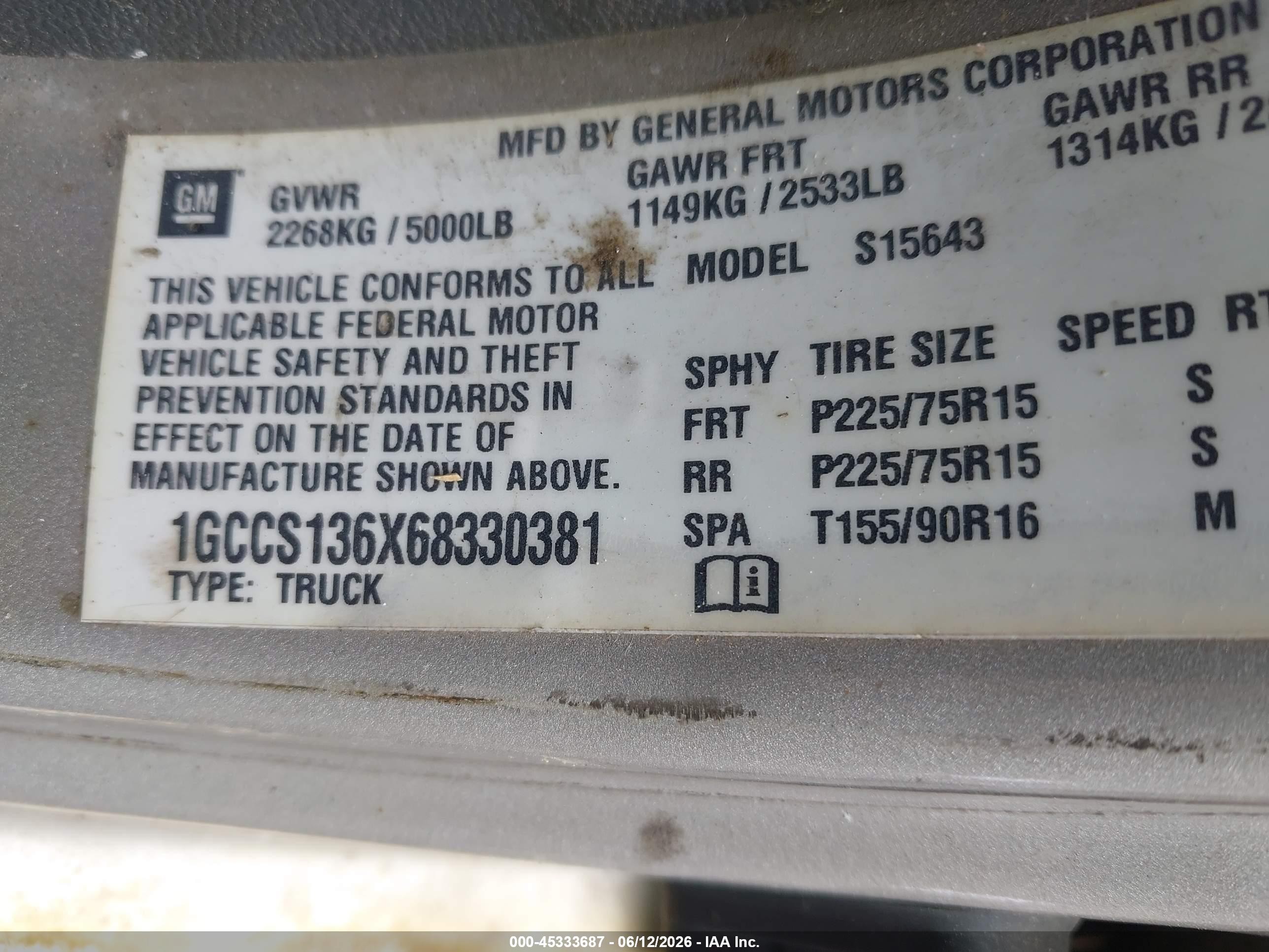 2006 Chevrolet Colorado Lt Gold vin: 1GCCS136X68330381