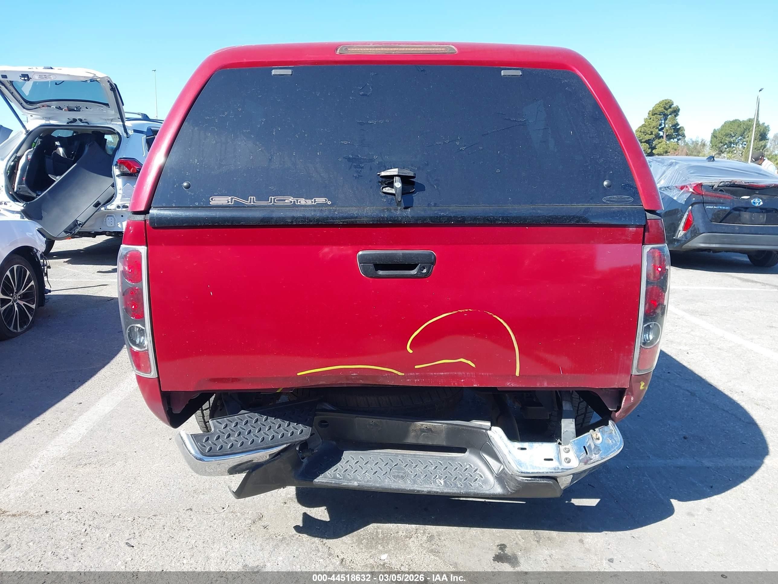 2004 Chevrolet Colorado Ls Красный vin: 1GCCS138248122848