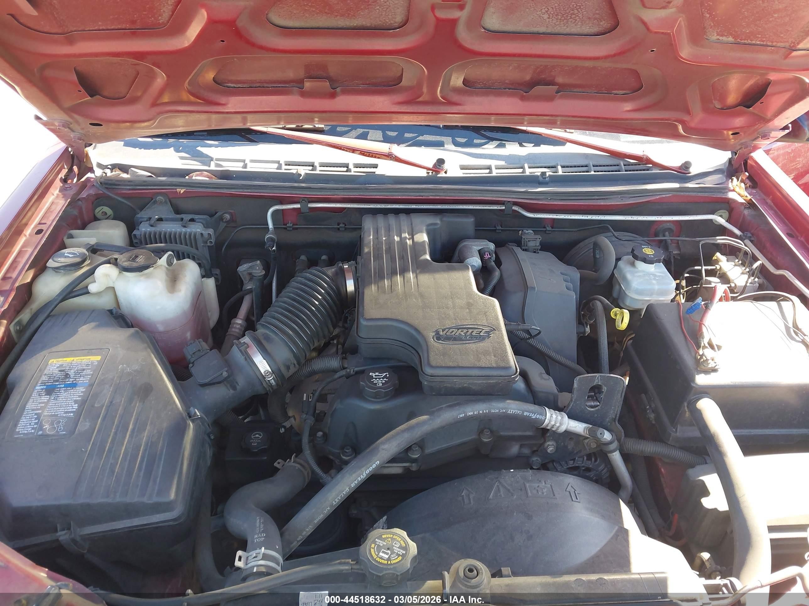 2004 Chevrolet Colorado Ls Красный vin: 1GCCS138248122848