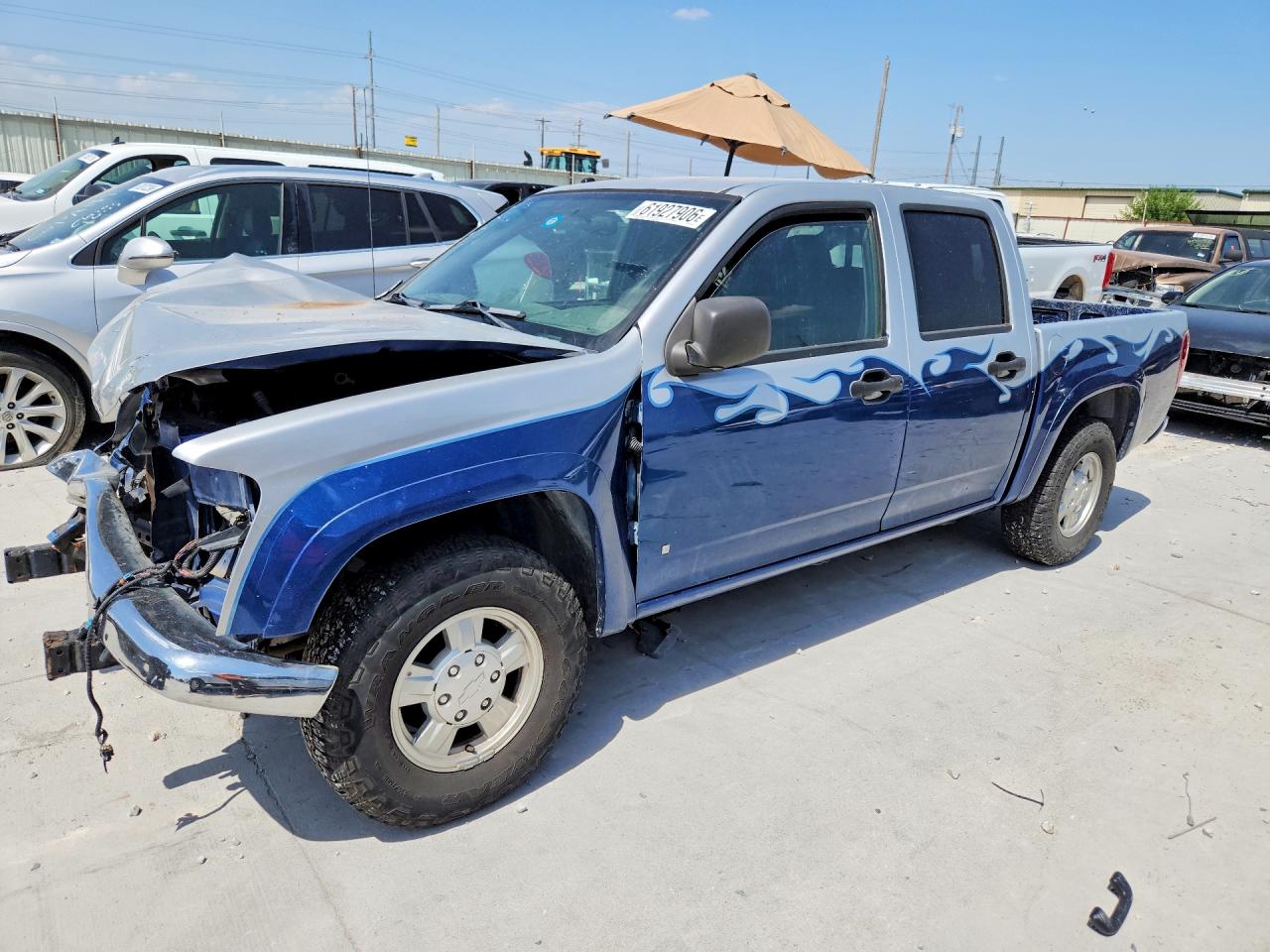 2006 Chevrolet Colorado Blue vin: 1GCCS138368208186