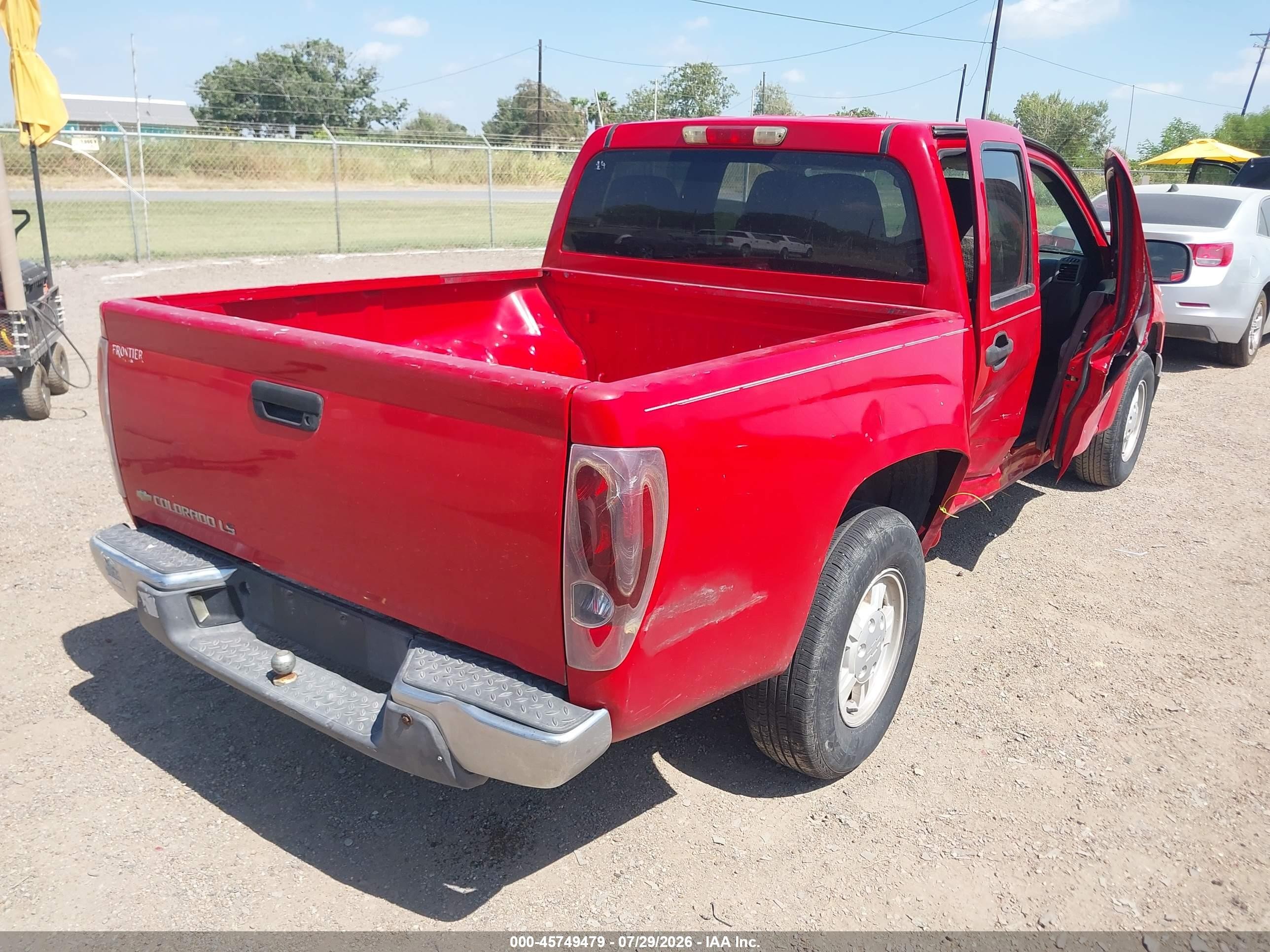 2005 Chevrolet Colorado Ls Красный vin: 1GCCS138758225541