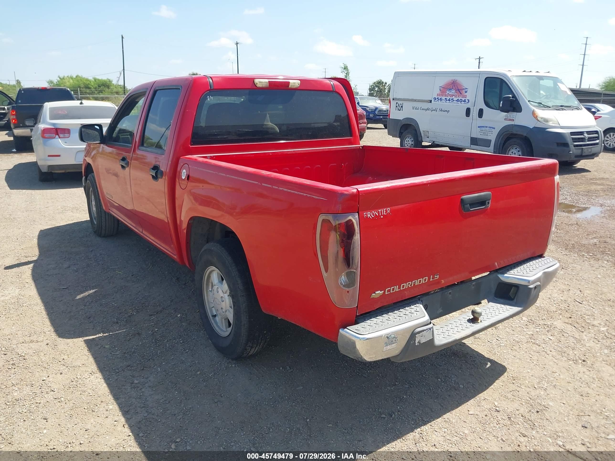 2005 Chevrolet Colorado Ls Красный vin: 1GCCS138758225541