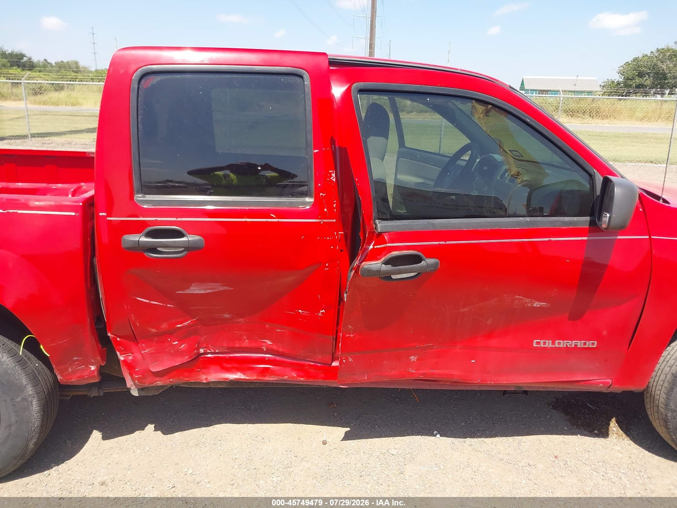 2005 Chevrolet Colorado Ls Красный vin: 1GCCS138758225541