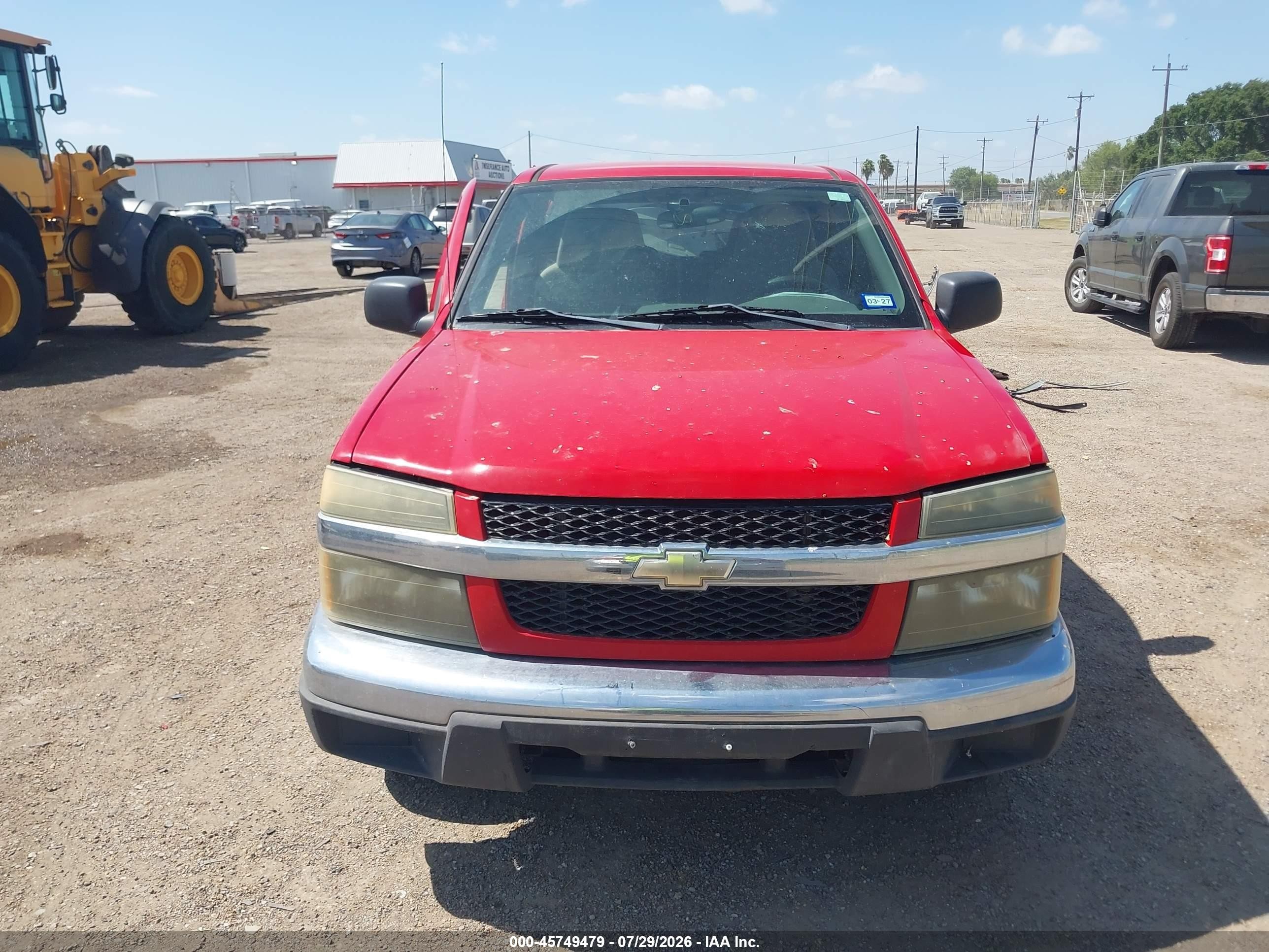 2005 Chevrolet Colorado Ls Красный vin: 1GCCS138758225541
