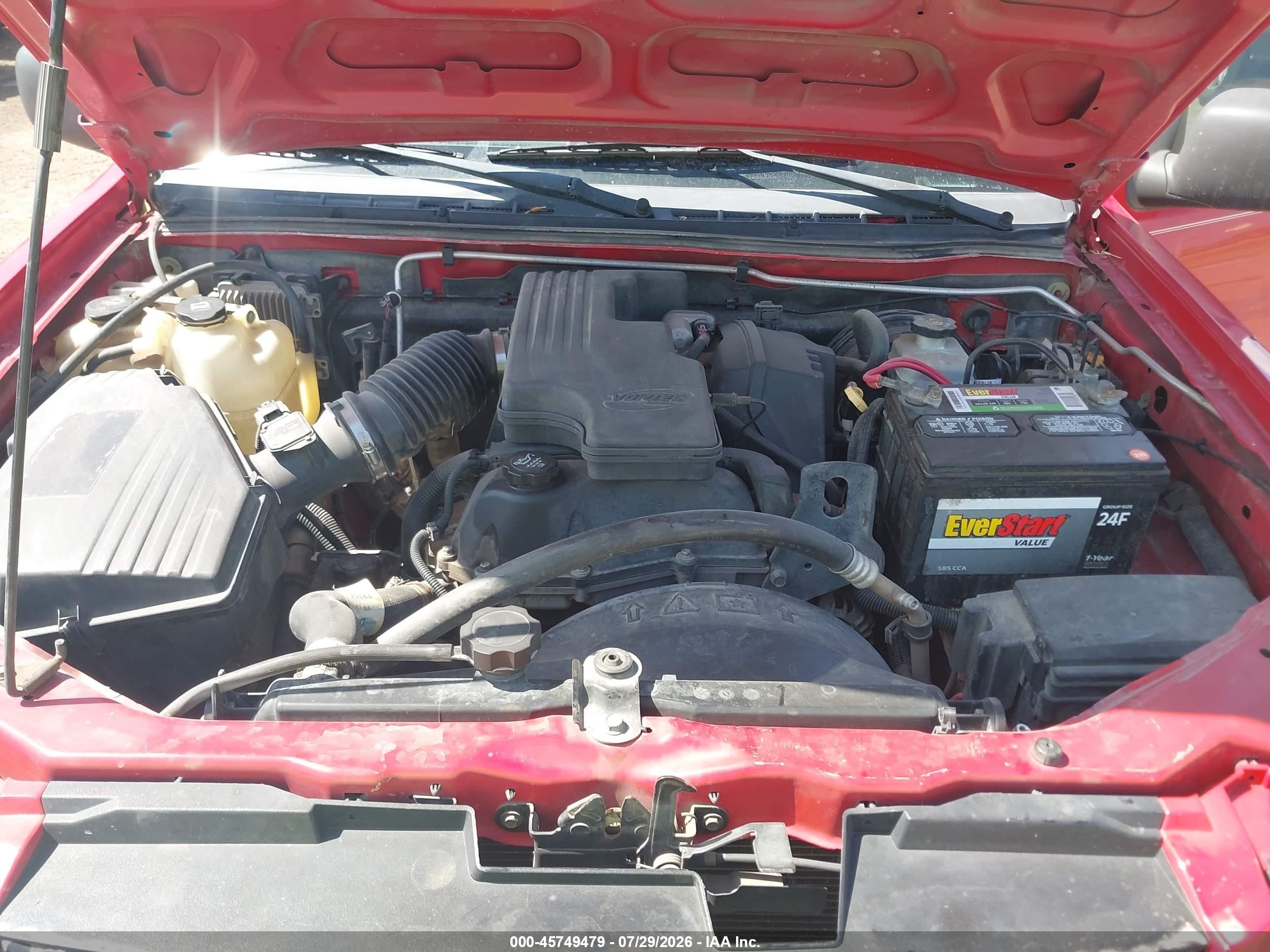 2005 Chevrolet Colorado Ls Красный vin: 1GCCS138758225541