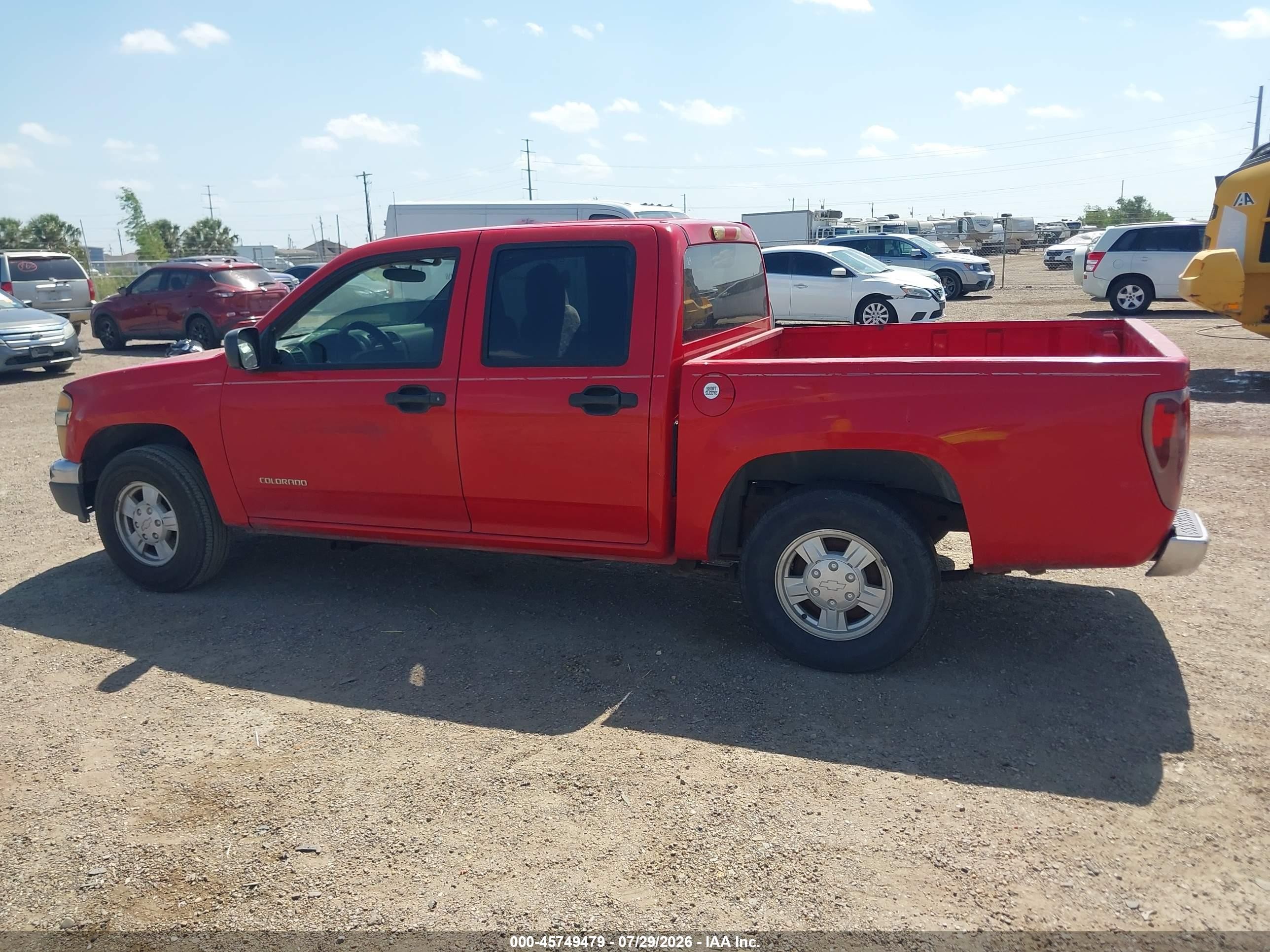 2005 Chevrolet Colorado Ls Красный vin: 1GCCS138758225541
