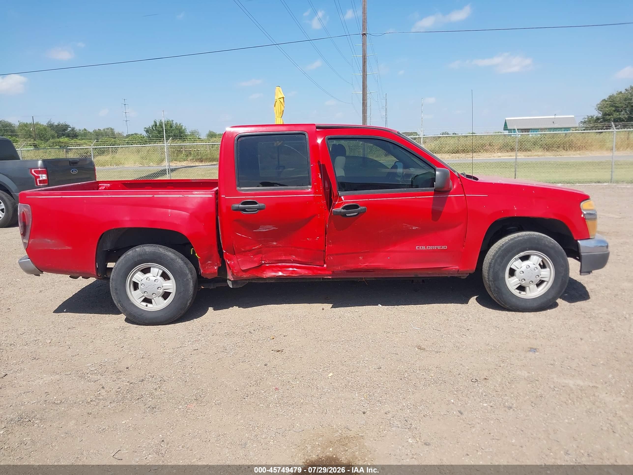 2005 Chevrolet Colorado Ls Красный vin: 1GCCS138758225541