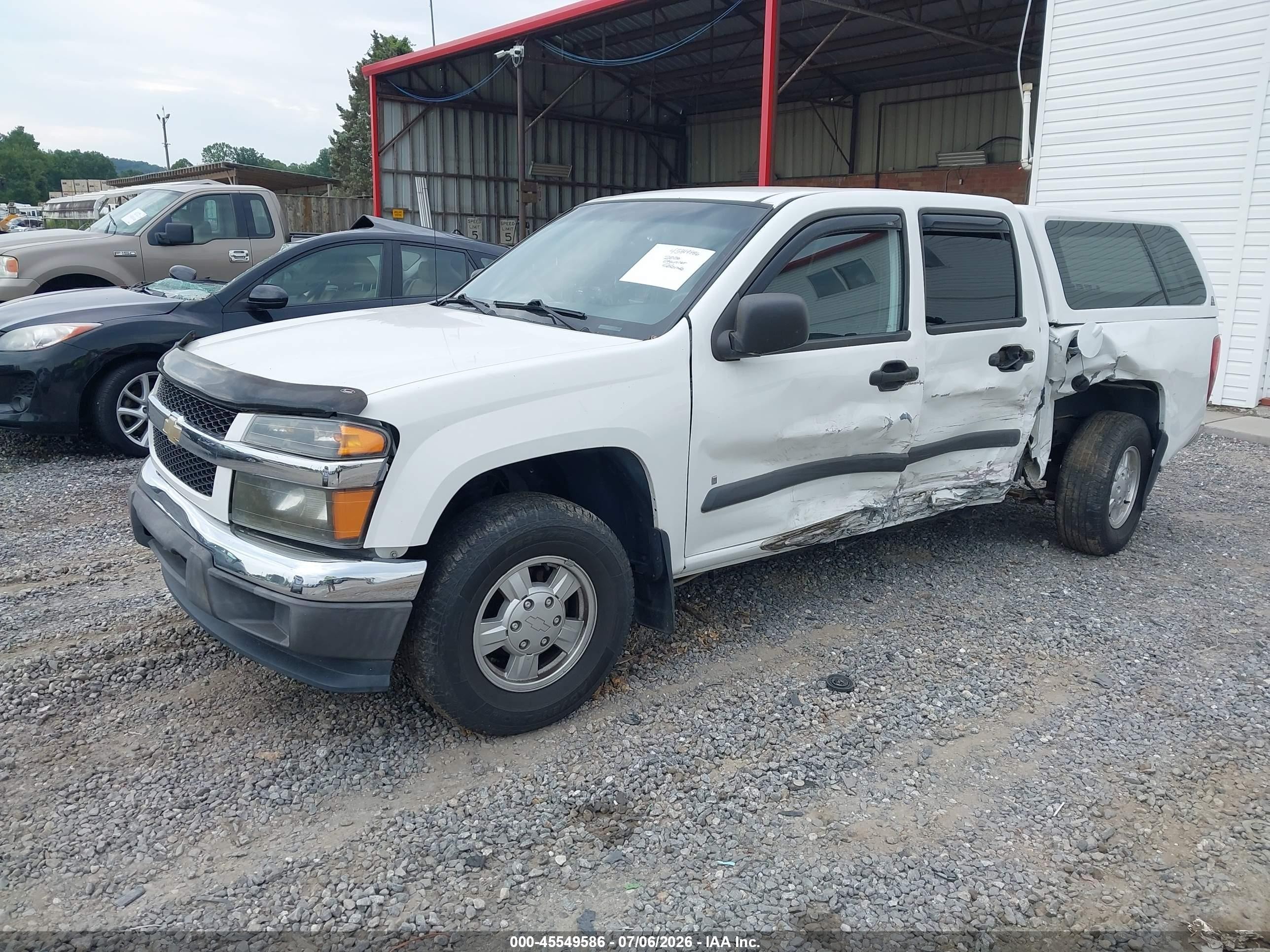 2006 Chevrolet Colorado Lt White vin: 1GCCS138768317301