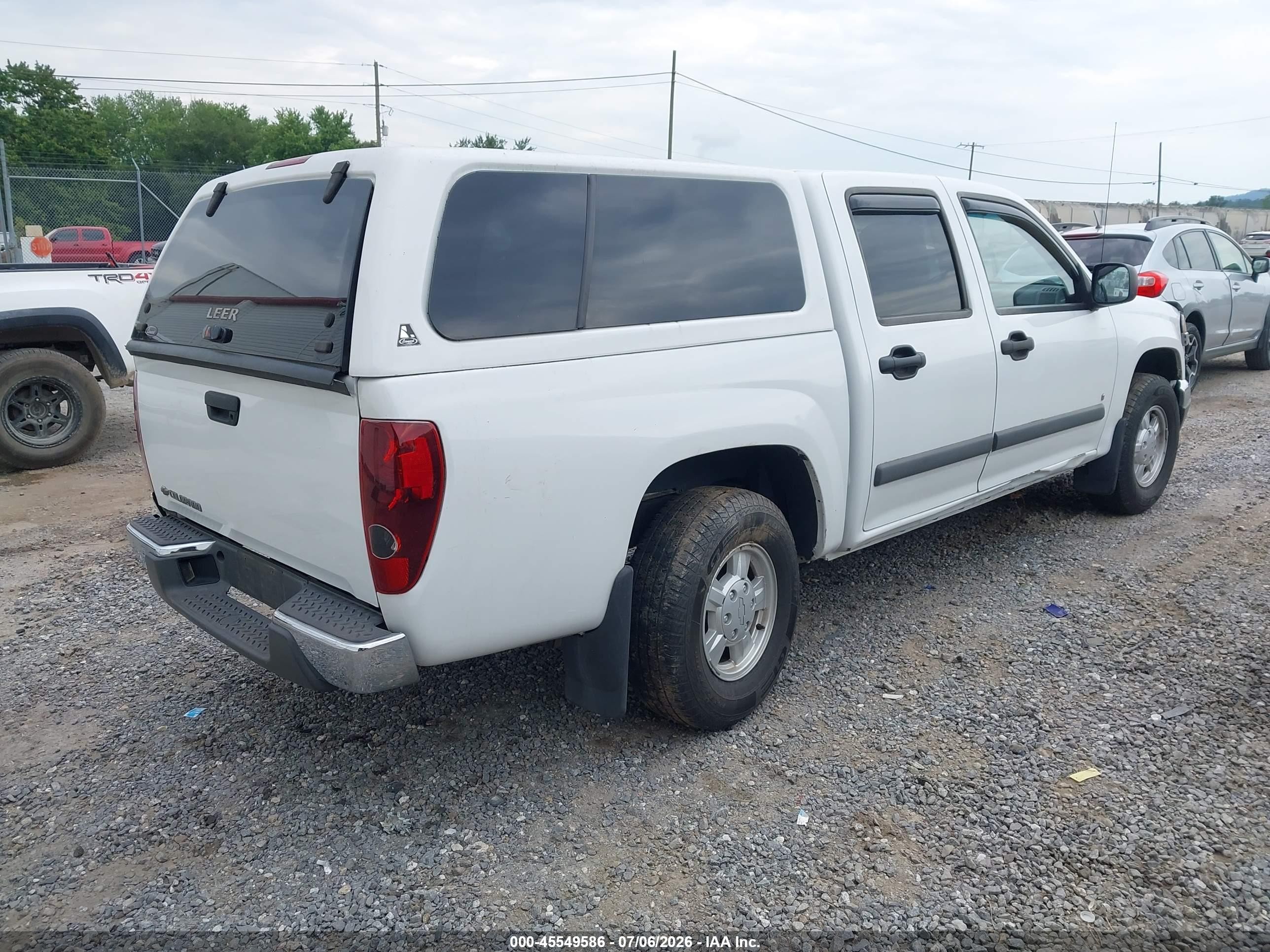 2006 Chevrolet Colorado Lt White vin: 1GCCS138768317301