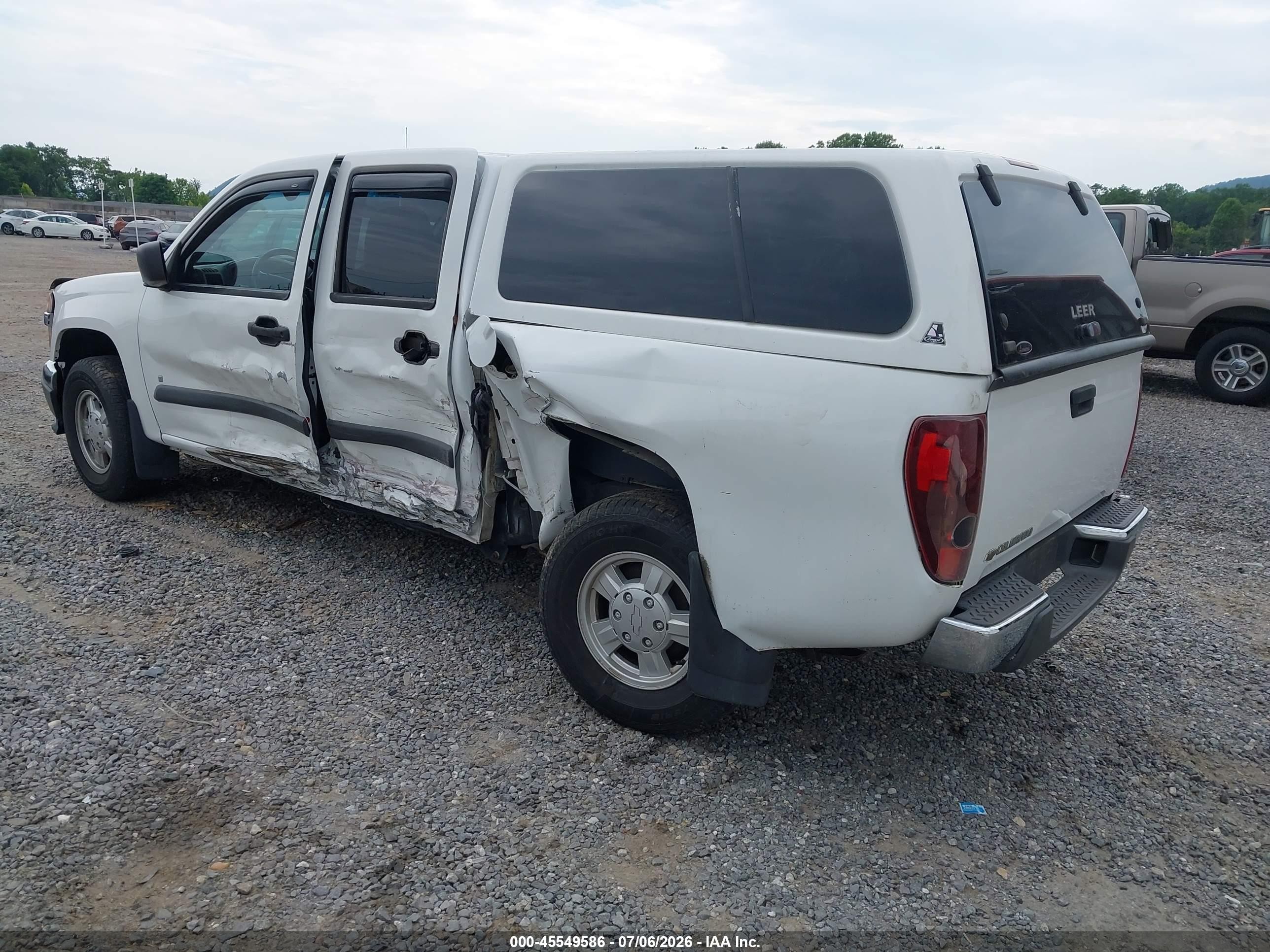 2006 Chevrolet Colorado Lt White vin: 1GCCS138768317301