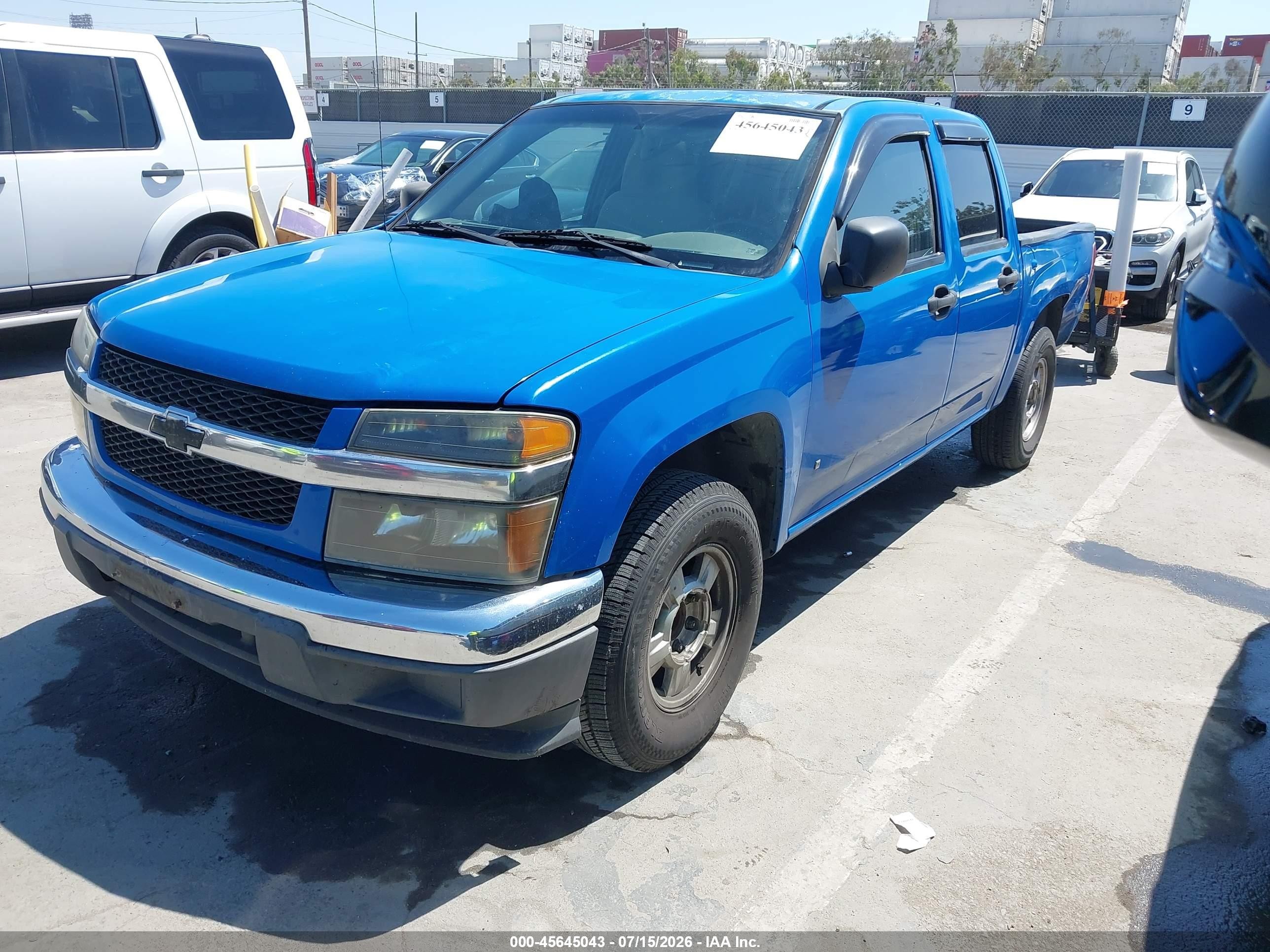 2007 Chevrolet Colorado Lt Синий vin: 1GCCS139078153805