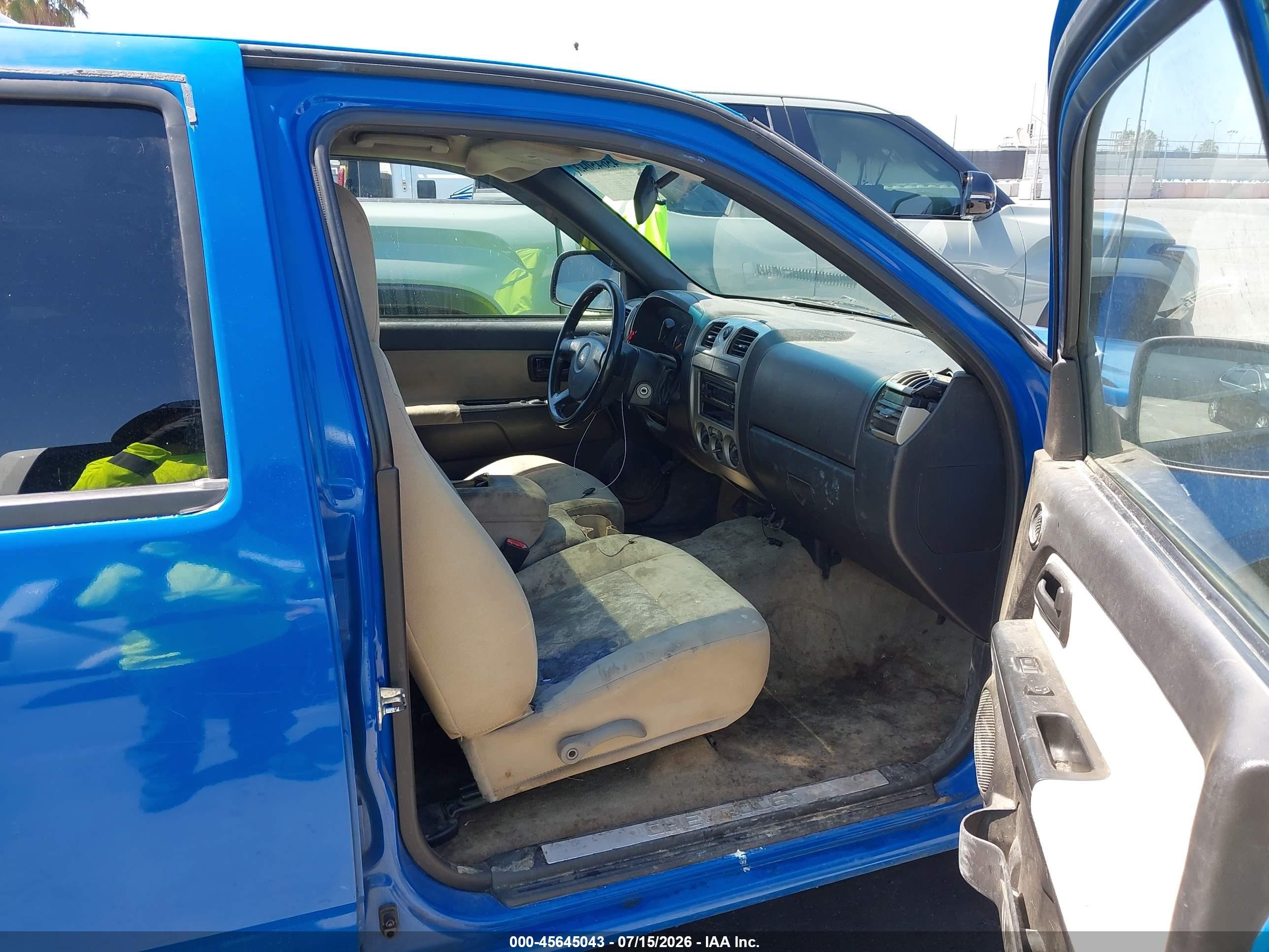 2007 Chevrolet Colorado Lt Синий vin: 1GCCS139078153805