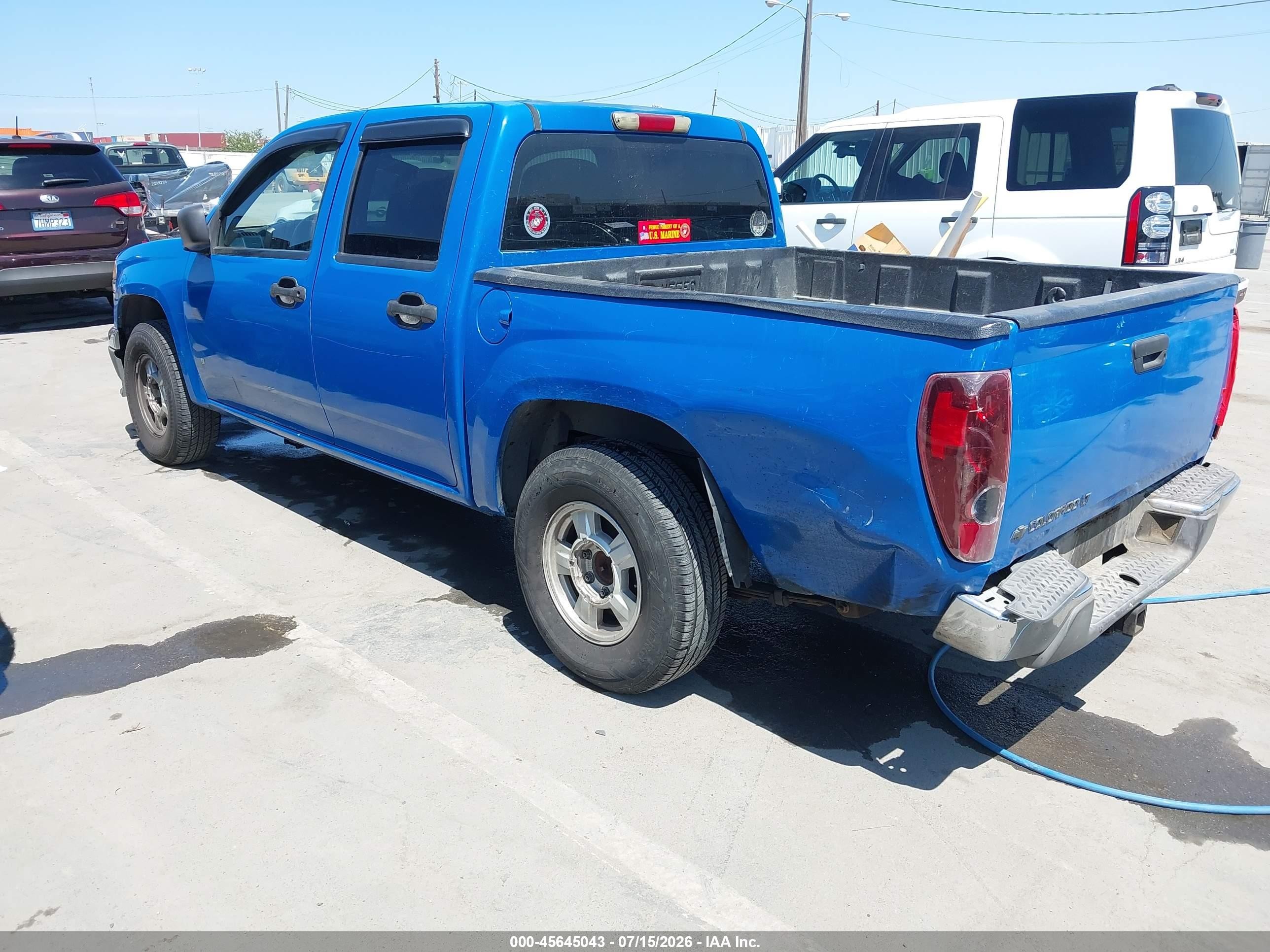 2007 Chevrolet Colorado Lt Синий vin: 1GCCS139078153805