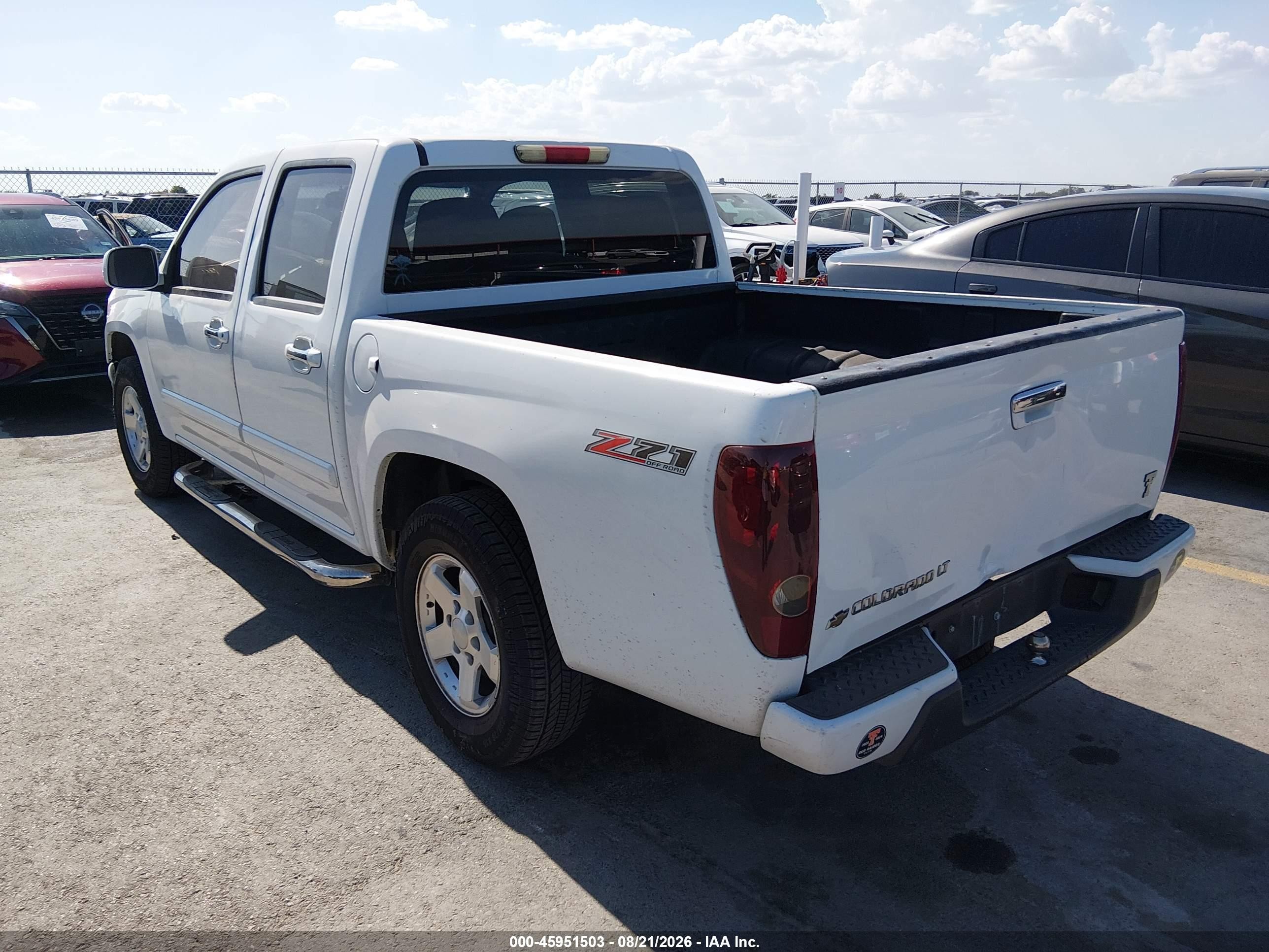 2009 Chevrolet Colorado Lt Белый vin: 1GCCS139198119584