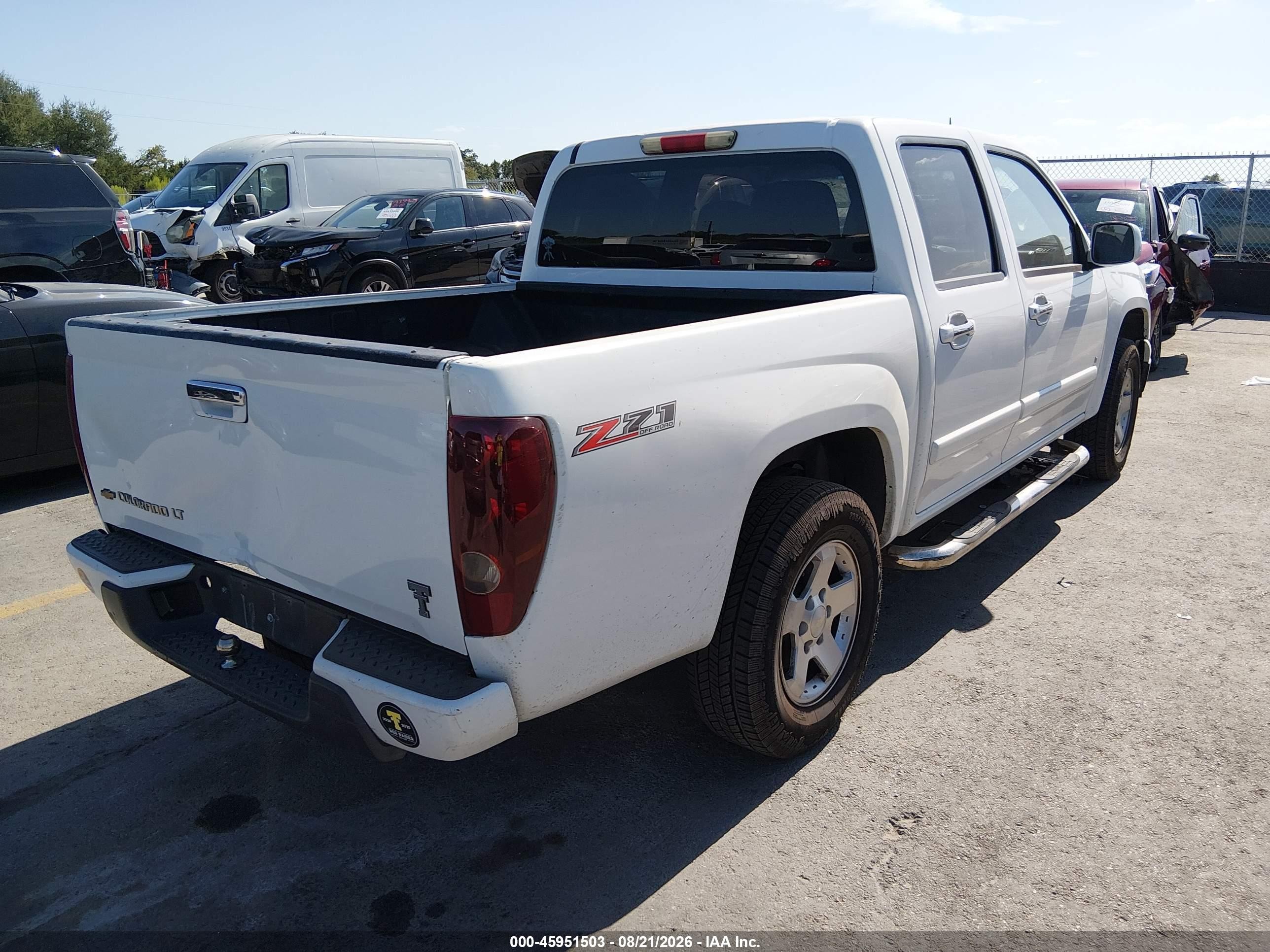 2009 Chevrolet Colorado Lt Белый vin: 1GCCS139198119584