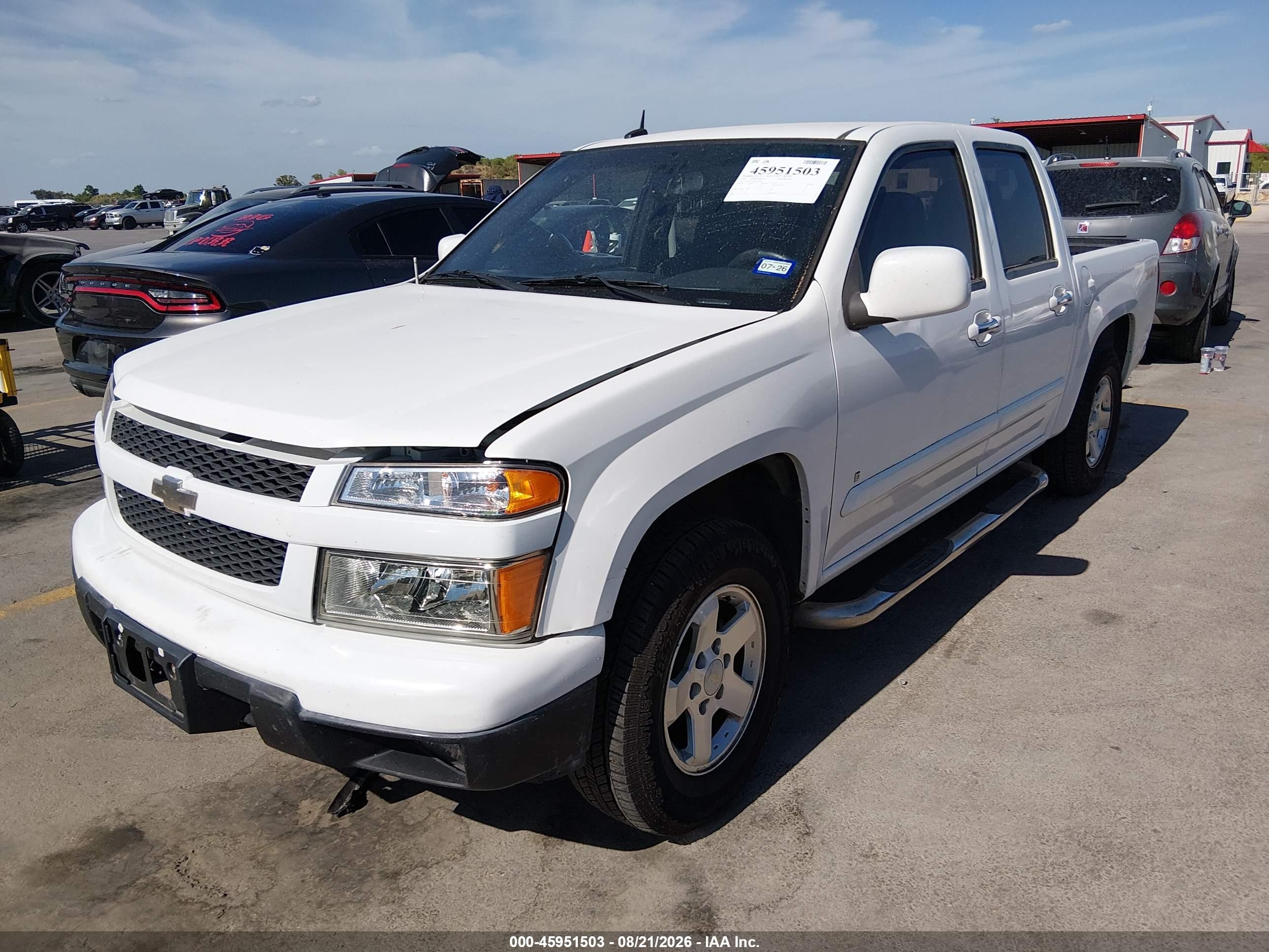 2009 Chevrolet Colorado Lt Белый vin: 1GCCS139198119584