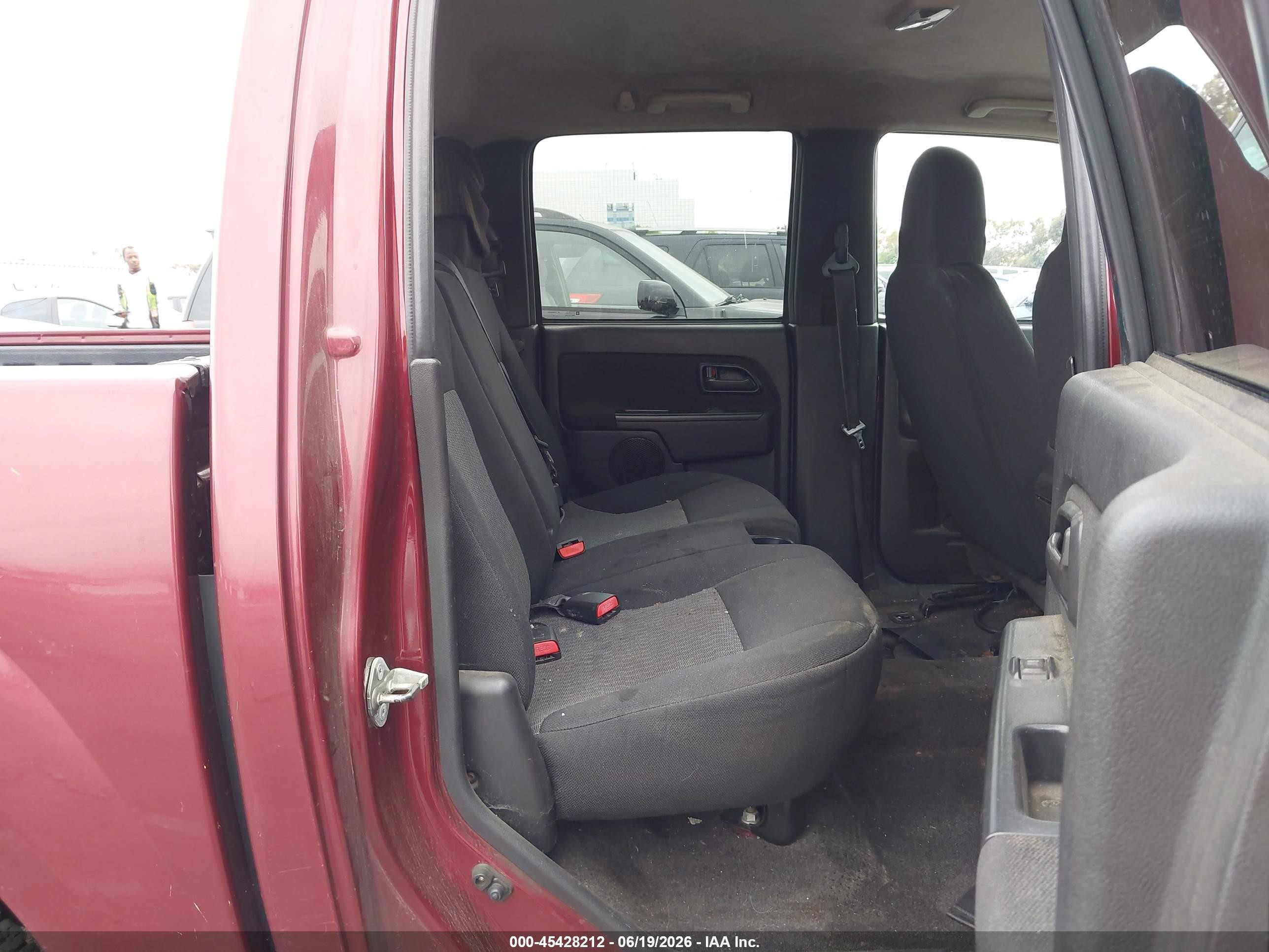 2007 Chevrolet Colorado Lt Burgundy vin: 1GCCS139378193991