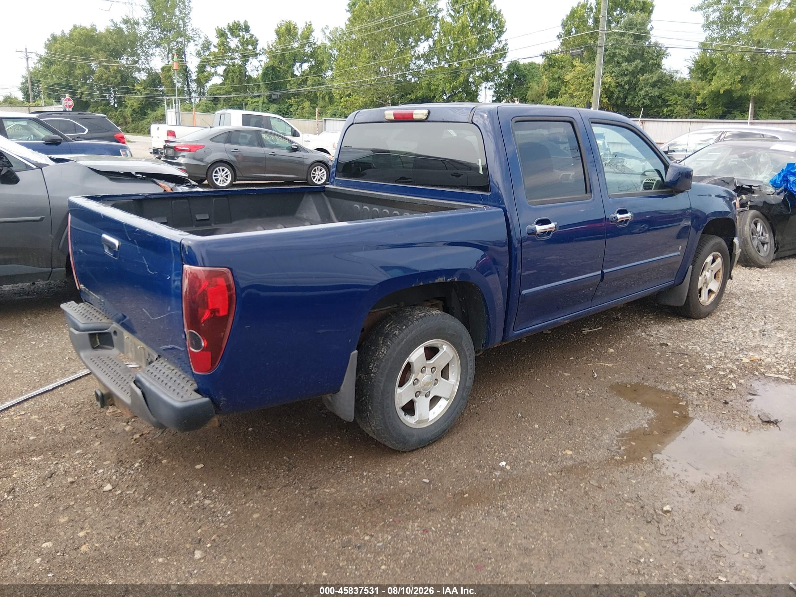 2009 Chevrolet Colorado Lt Blue vin: 1GCCS139698104904