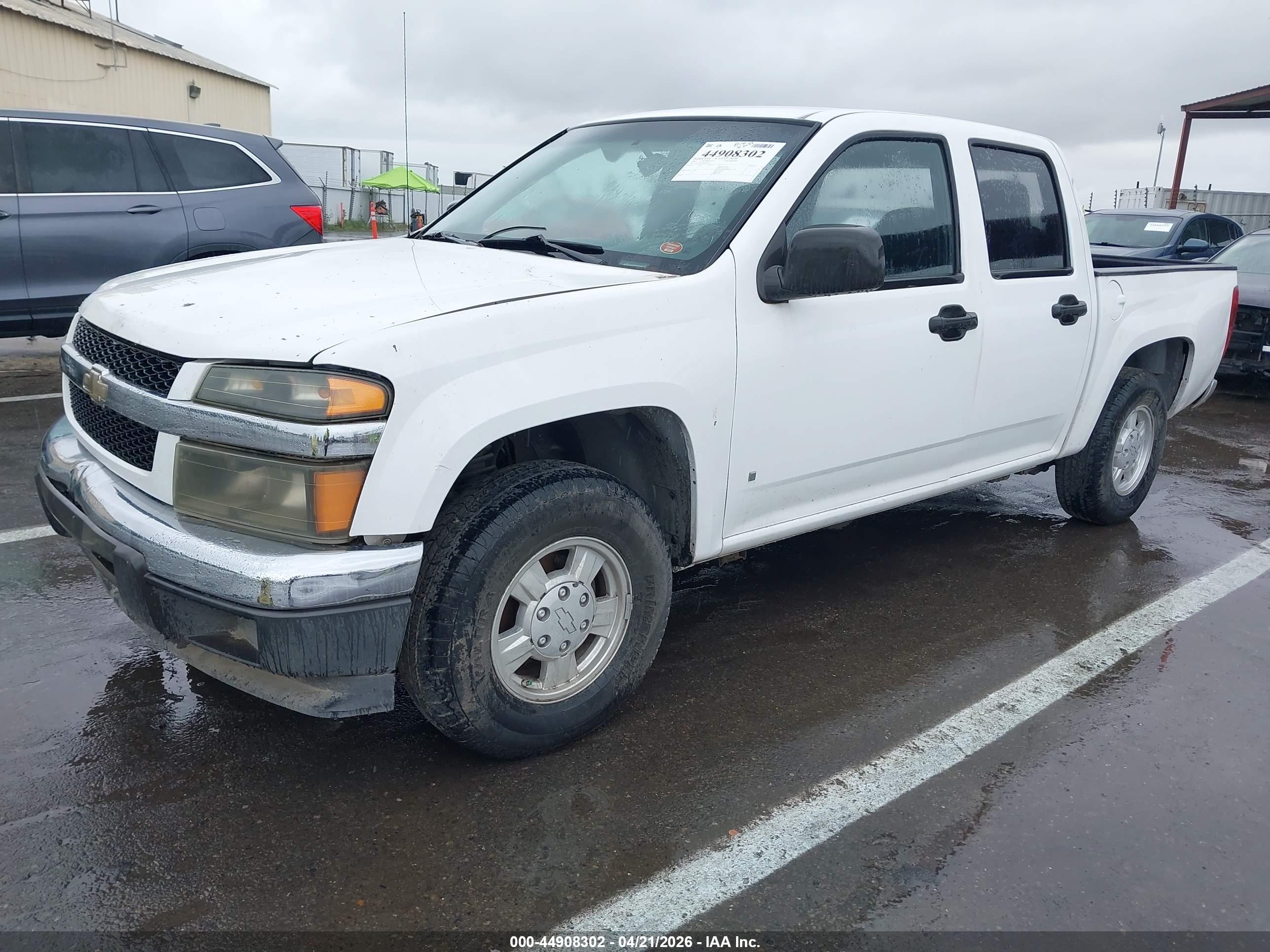 2007 Chevrolet Colorado Lt White vin: 1GCCS139778210047